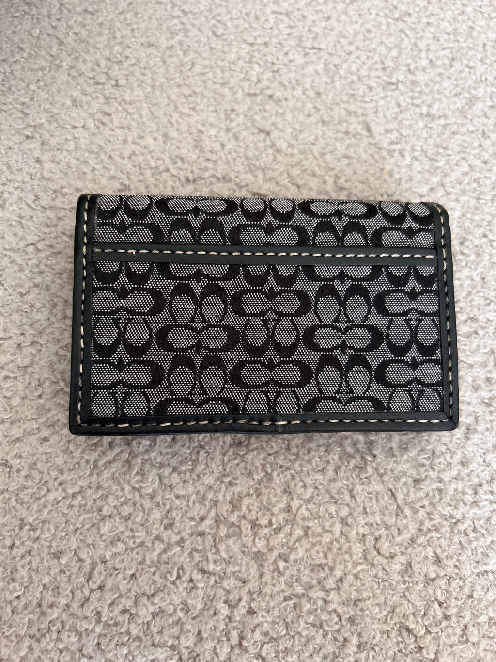 Vintage Coach mini bag and matching wallet