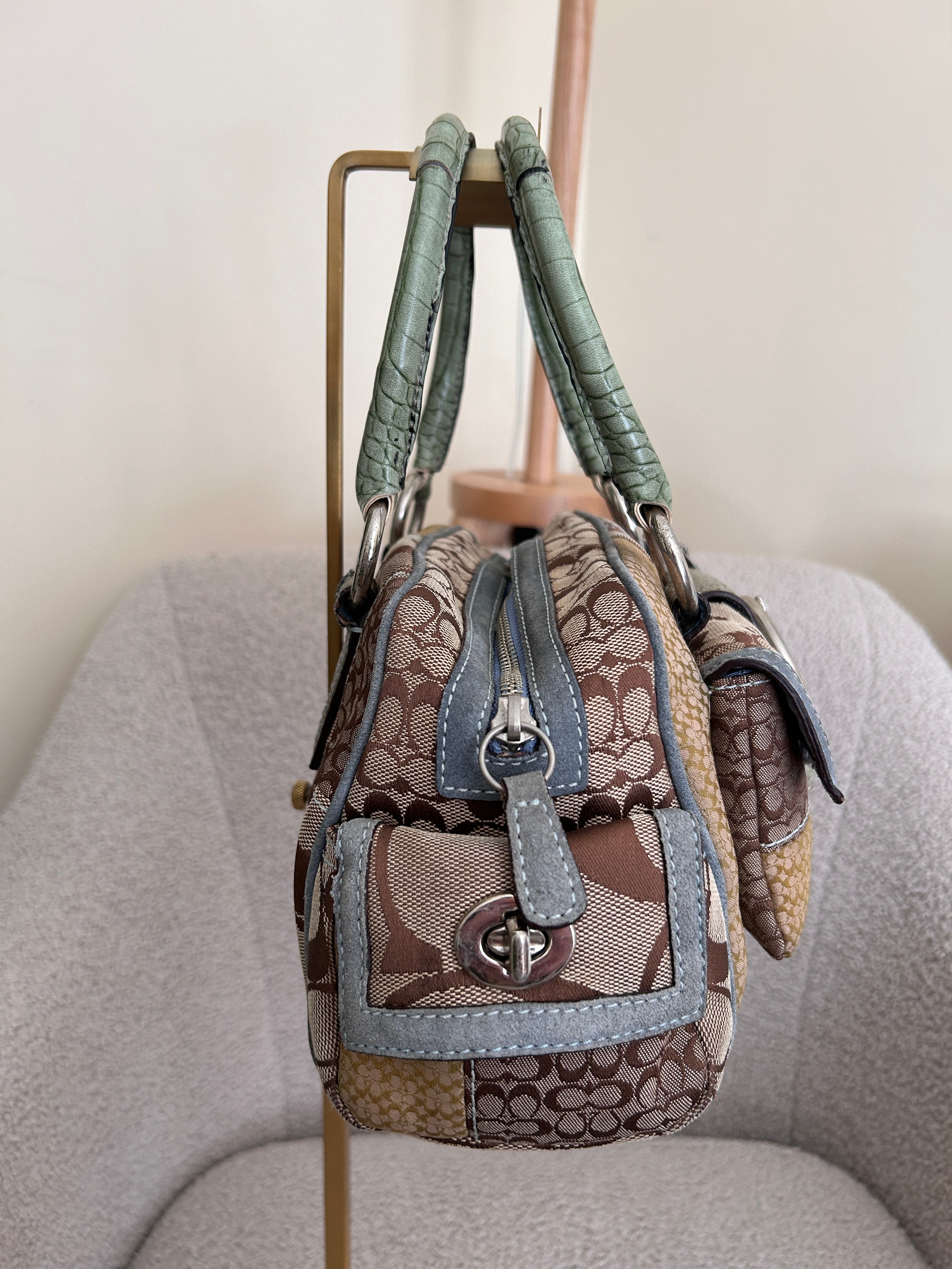 Vintage Coach Soho buckle shoulder bag
