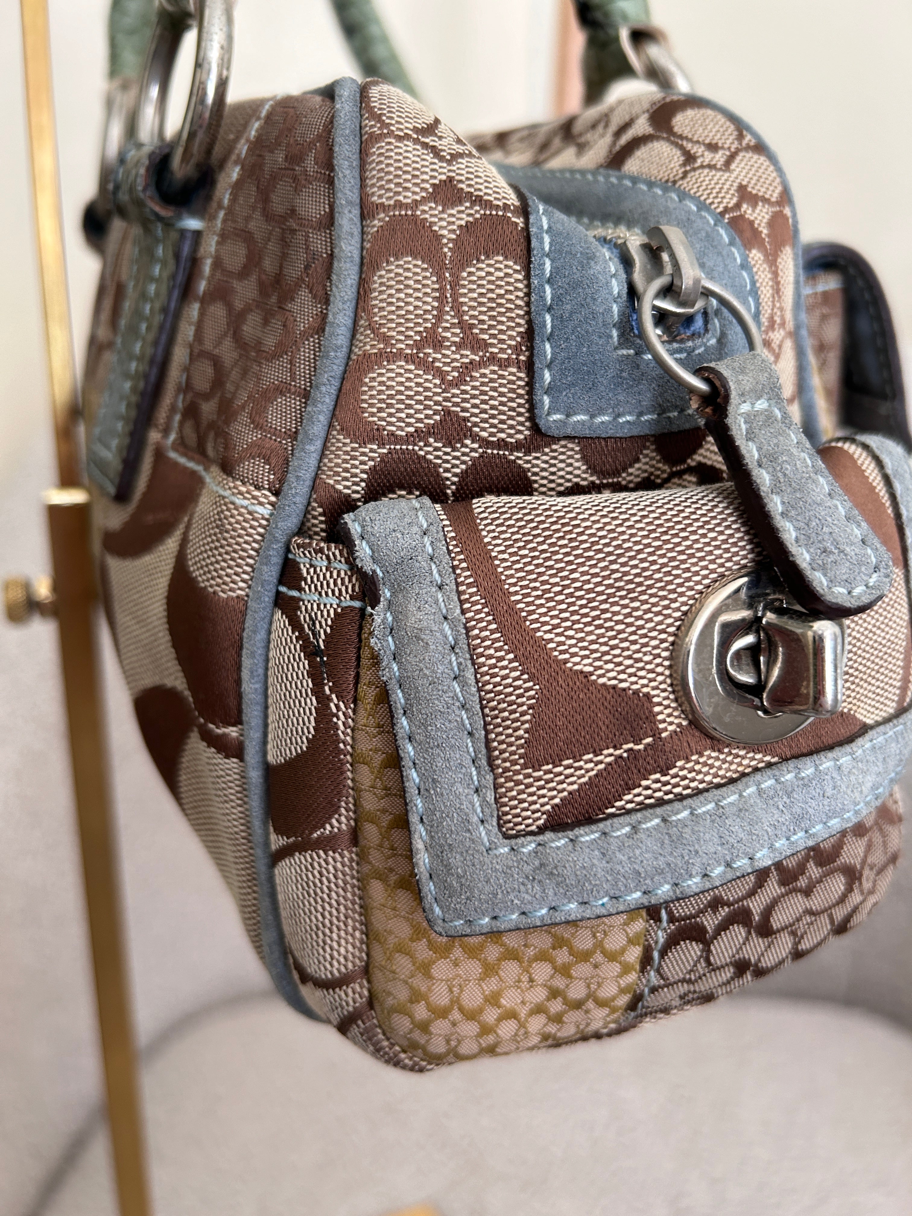 Vintage Coach Soho buckle shoulder bag