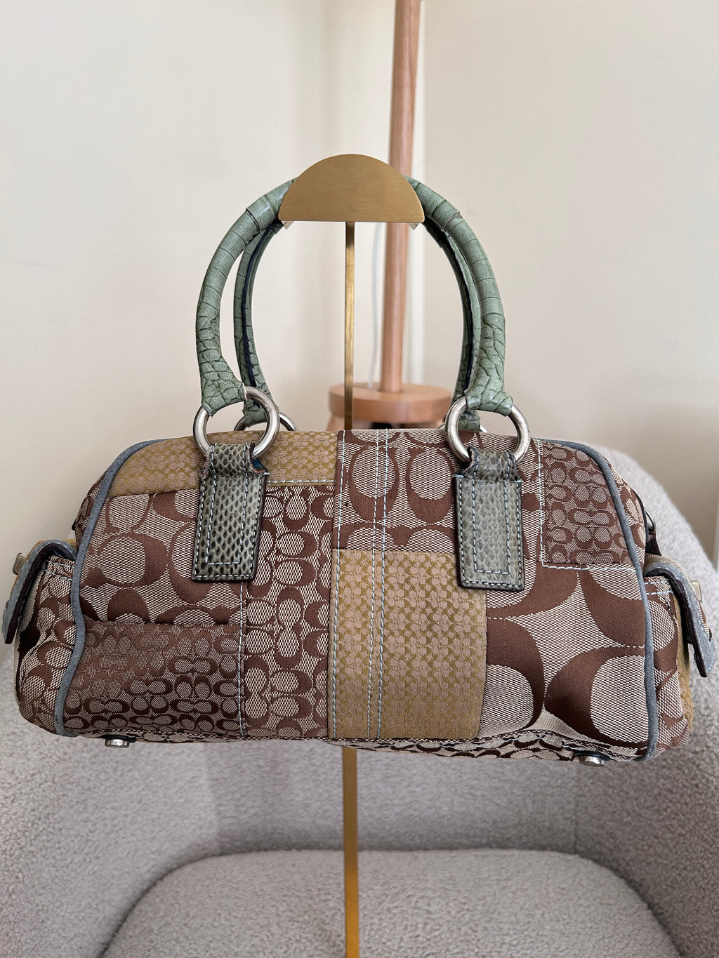 Vintage Coach Soho buckle shoulder bag