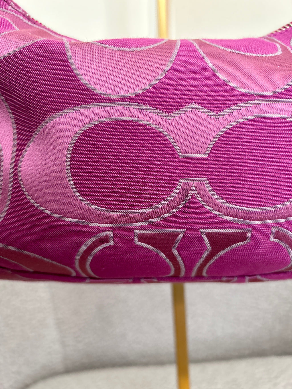 Vintage Coach pink shoulder bag