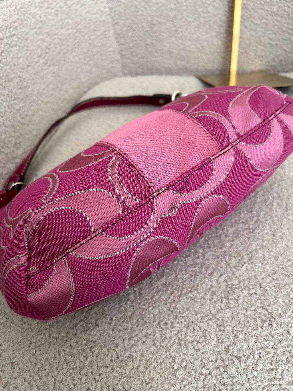 Vintage Coach pink shoulder bag