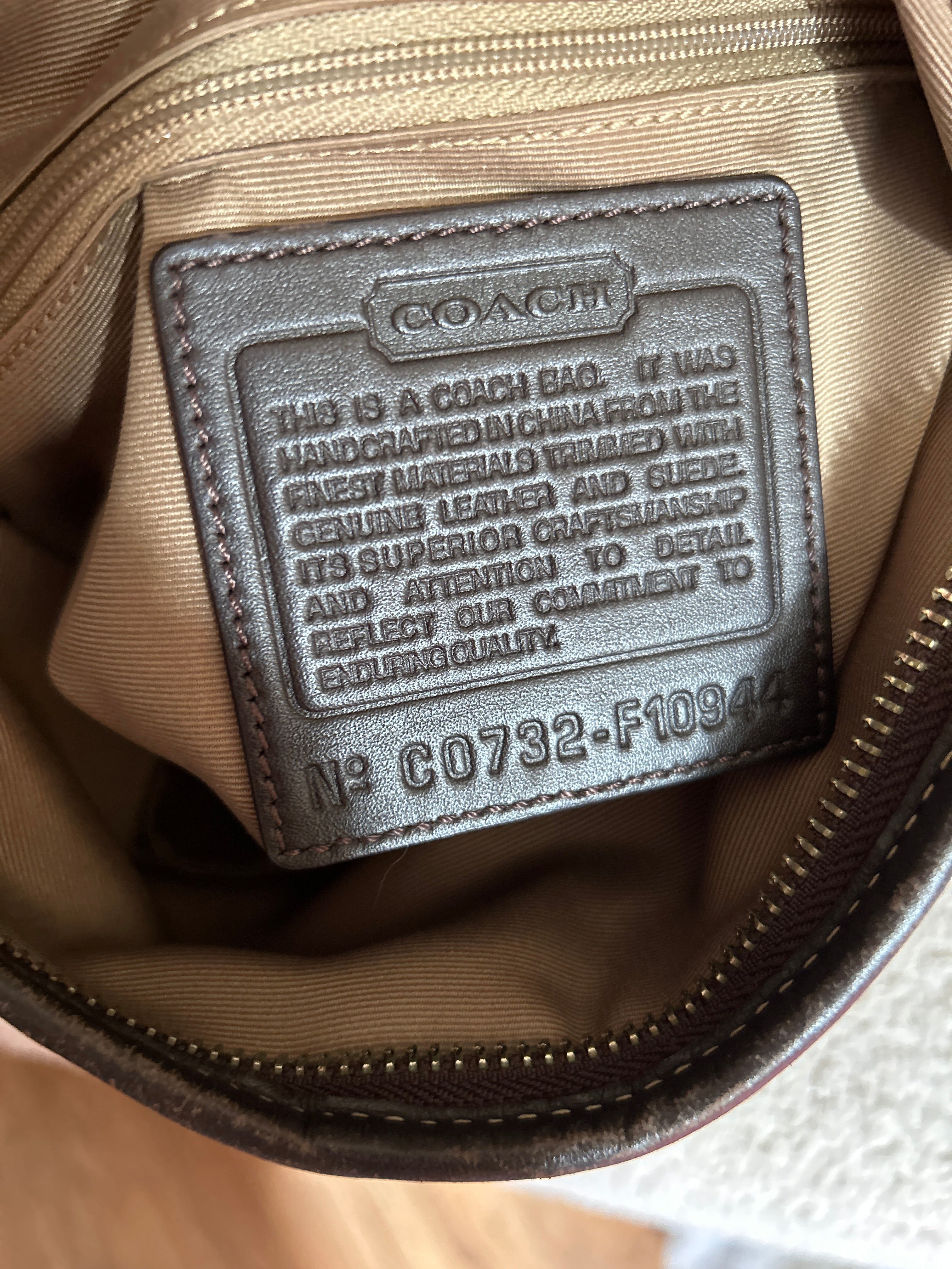 Vintage Coach shoulder bag