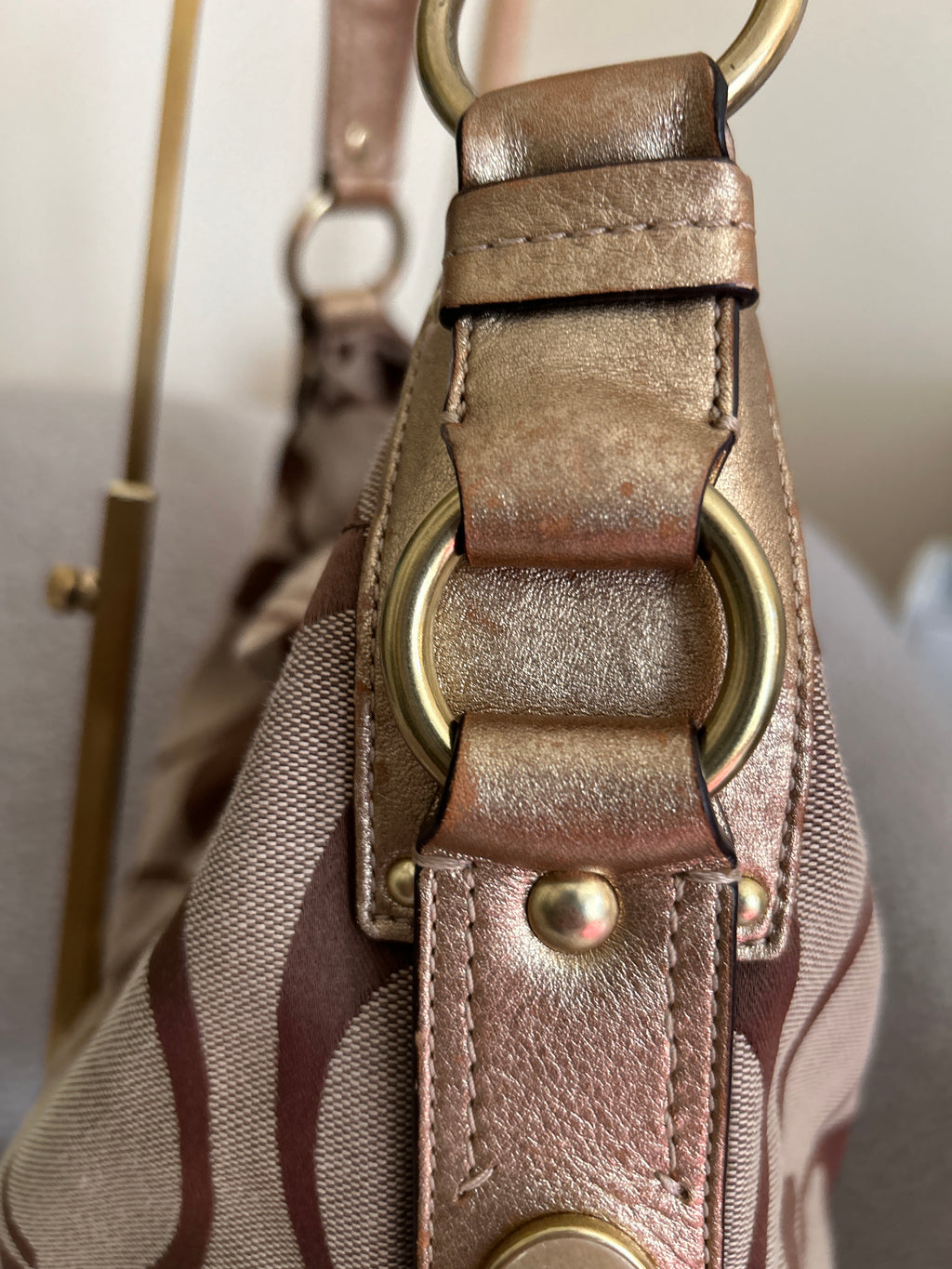 Vintage Coach Carly large shoulder bag