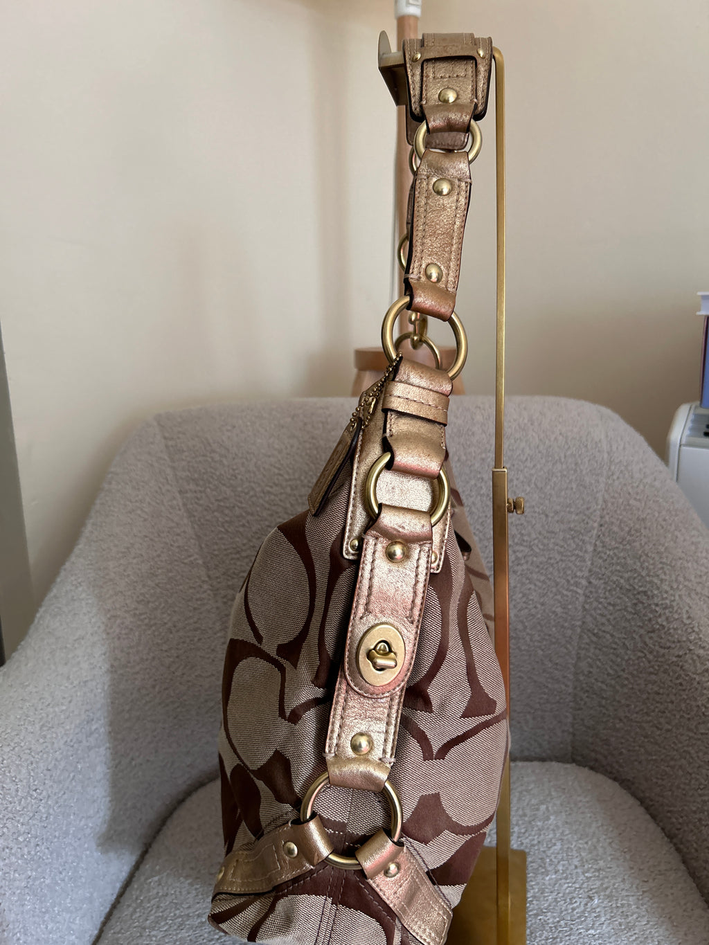 Vintage Coach Carly large shoulder bag