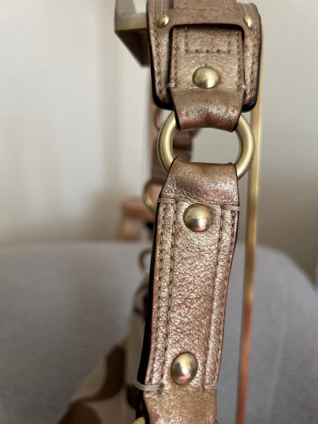 Vintage Coach Carly large shoulder bag