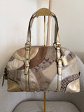 Vintage Coach patchwork shoulder bag