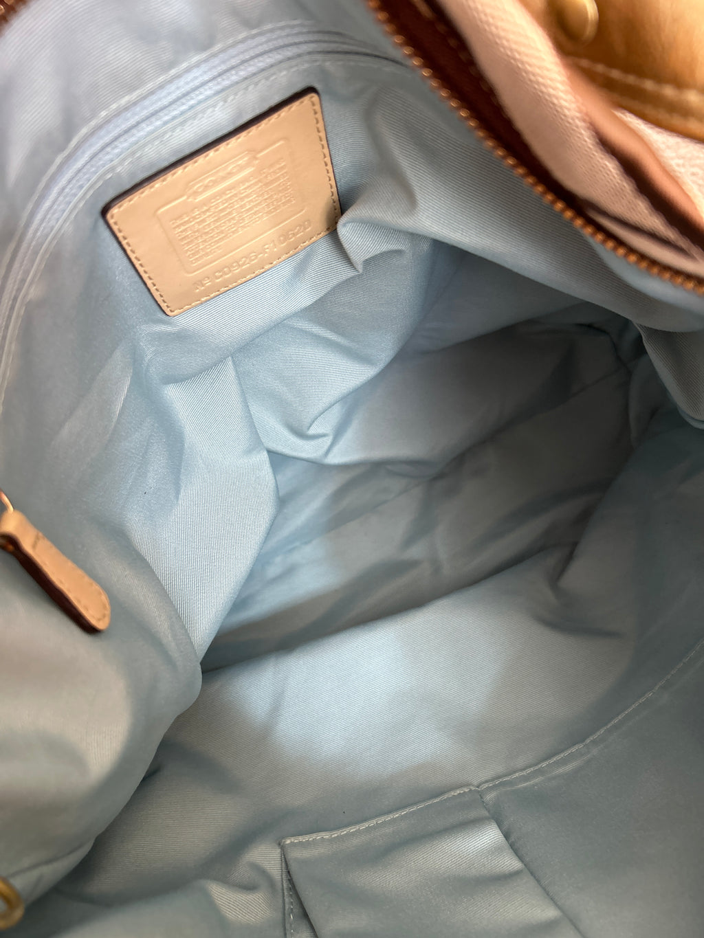 Vintage Coach Carly large shoulder bag
