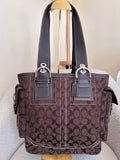 Vintage Coach Soho chocolate brown shoulder bag