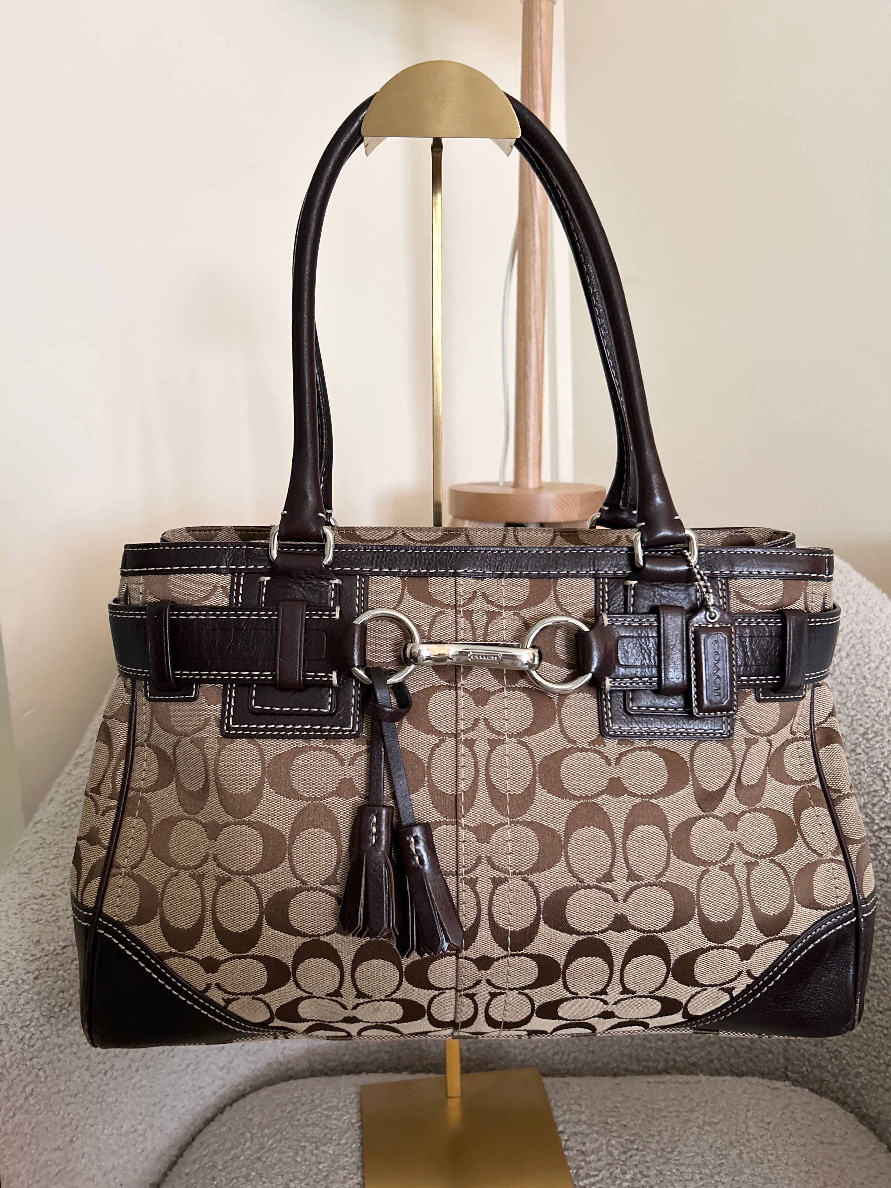 Vintage Coach Hamptons shoulder bag
