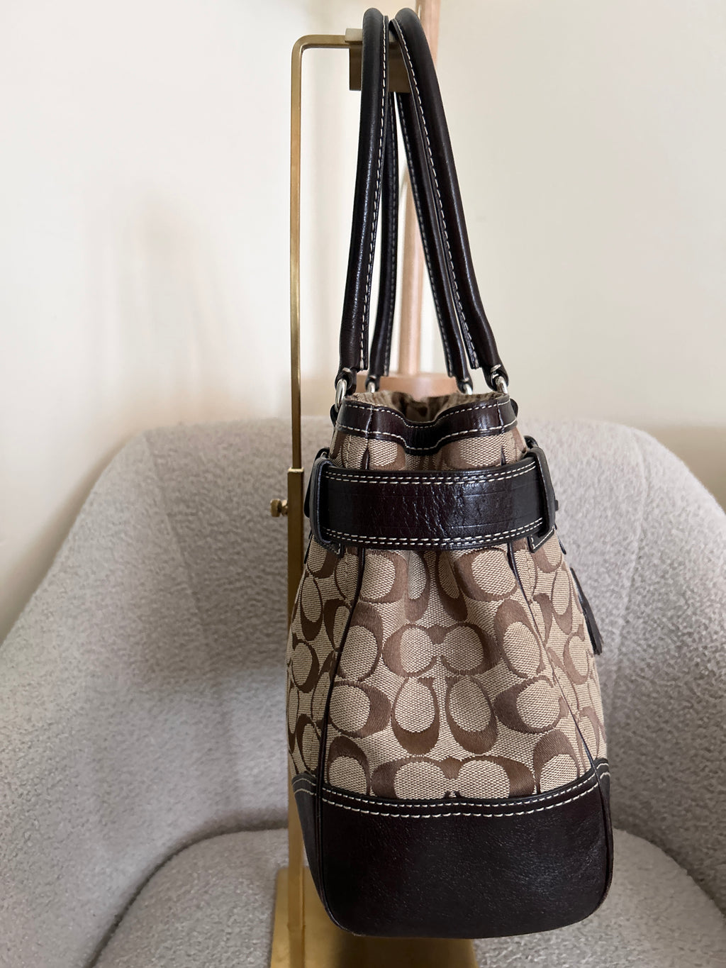Vintage Coach Hamptons shoulder bag