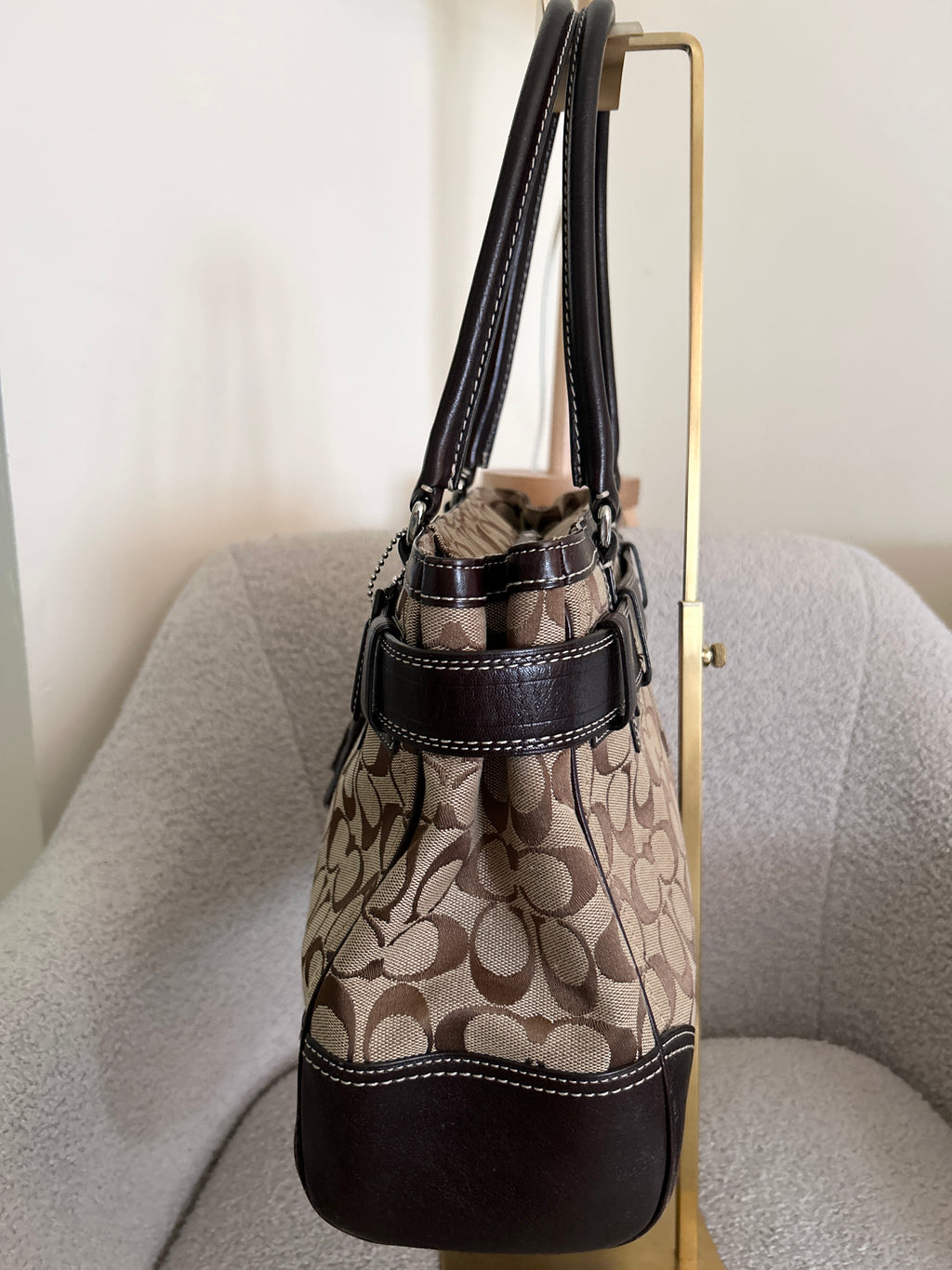 Vintage Coach Hamptons shoulder bag