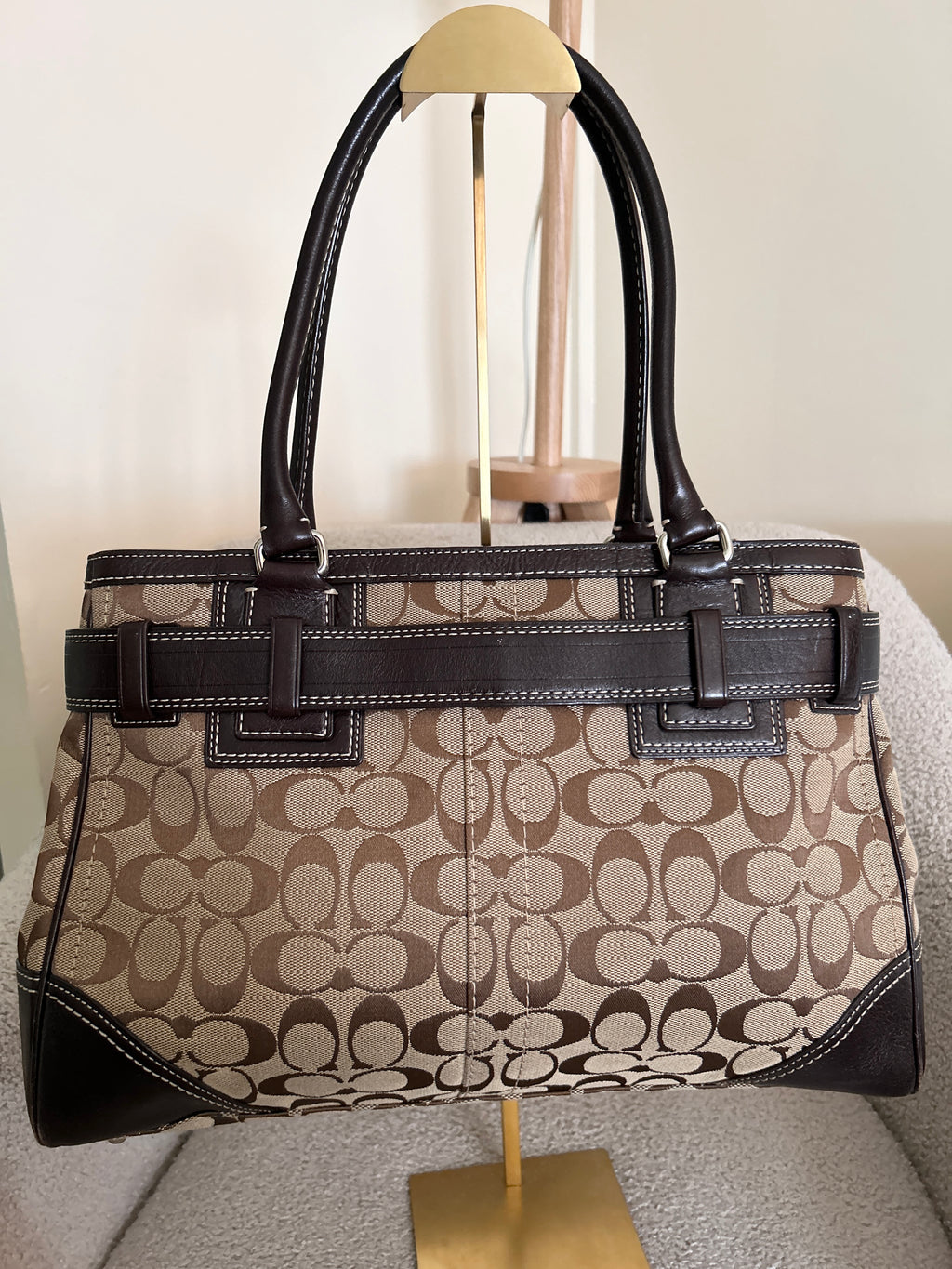 Vintage Coach Hamptons shoulder bag