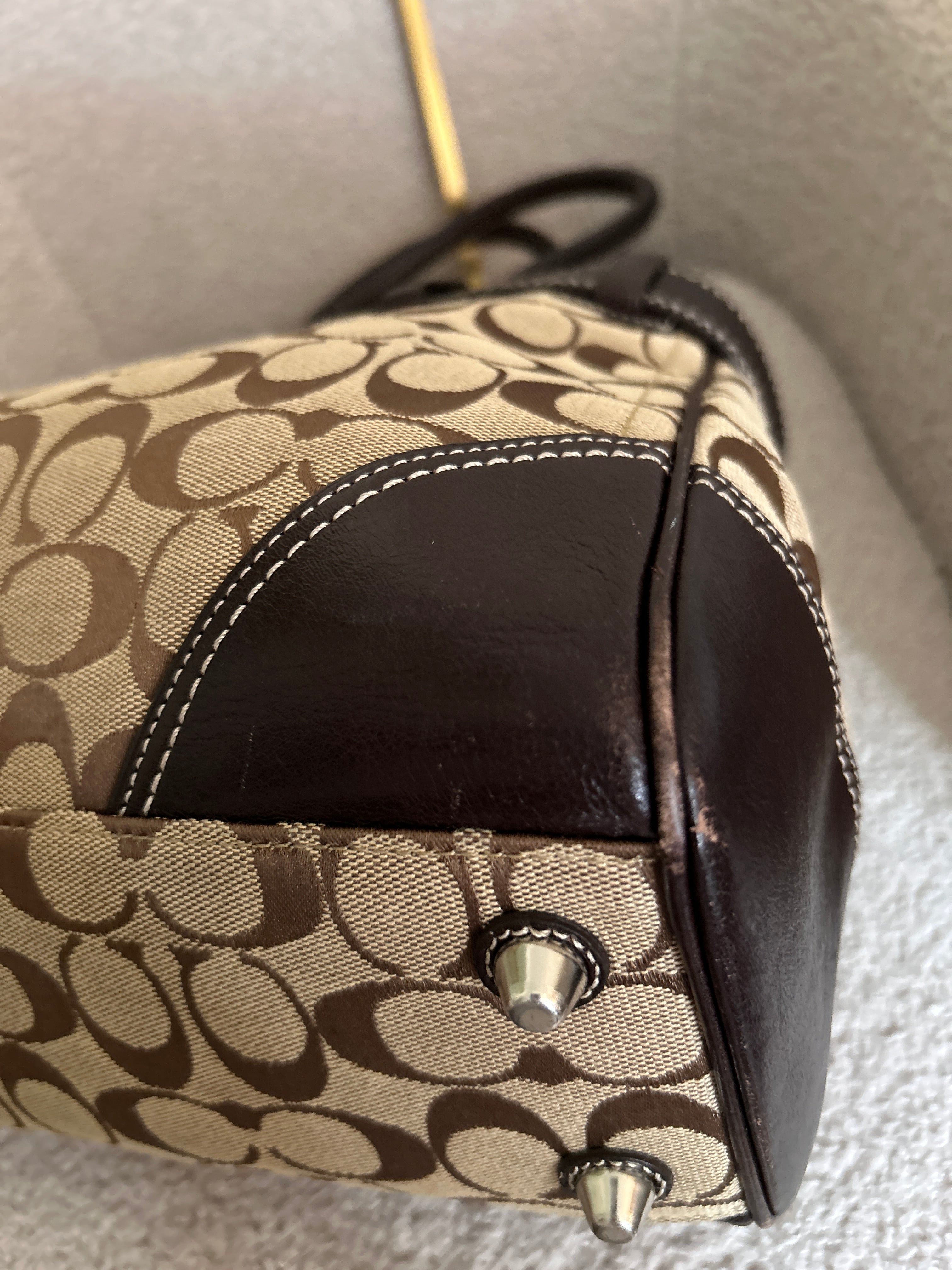 Vintage Coach Hamptons shoulder bag