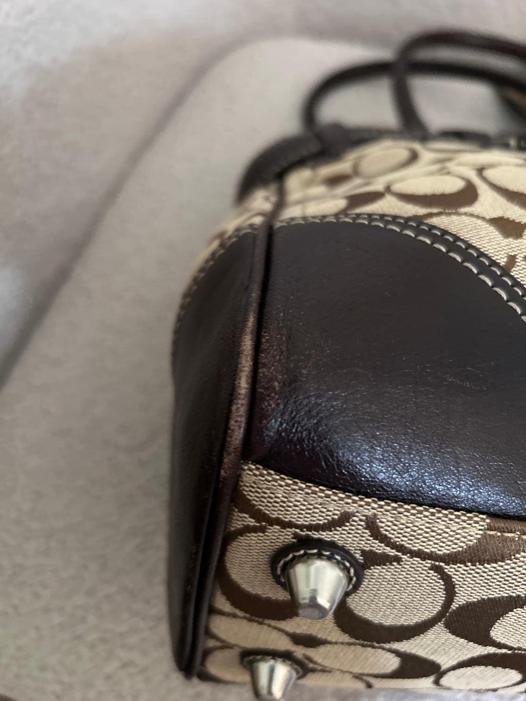 Vintage Coach Hamptons shoulder bag