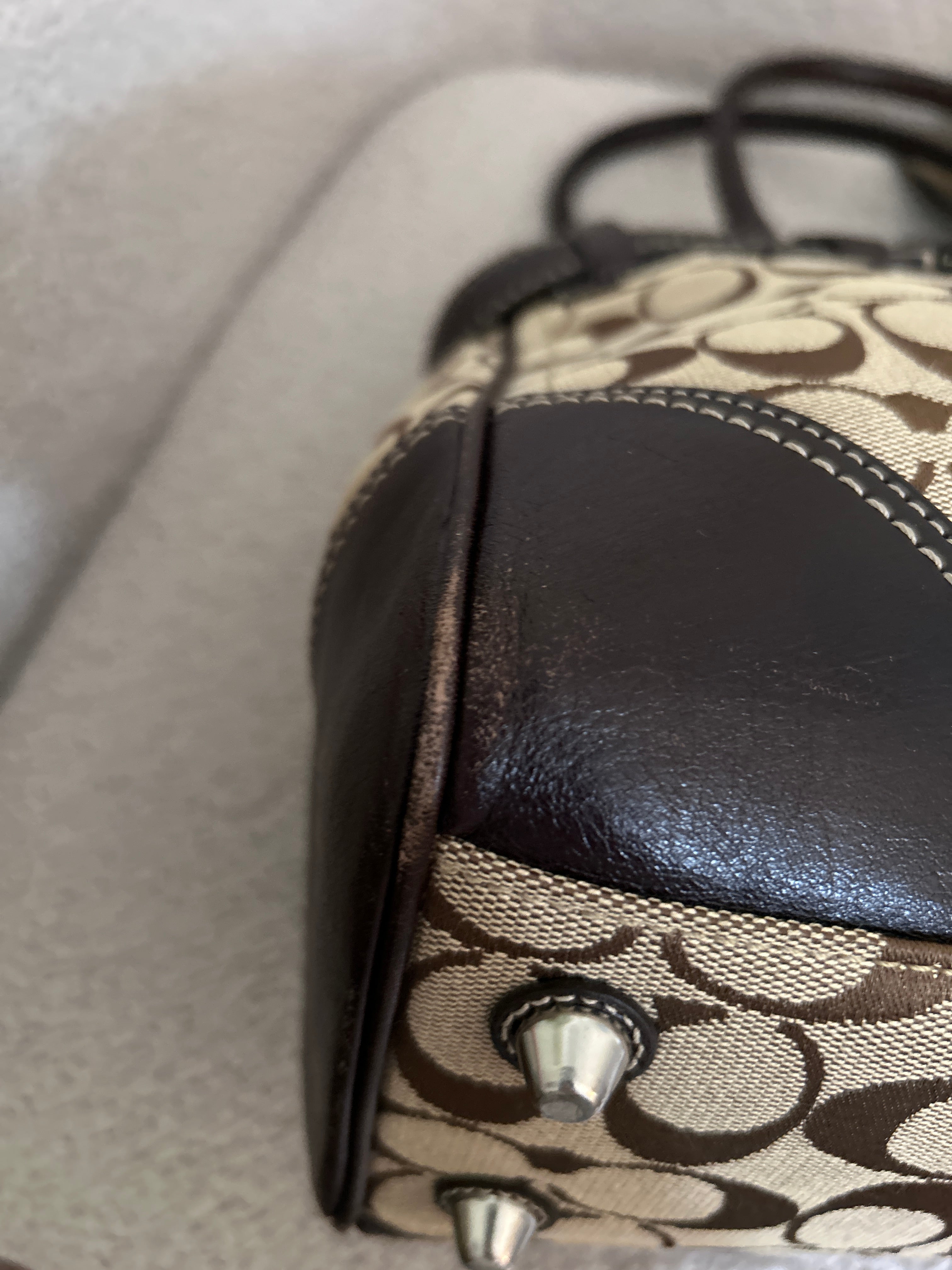 Vintage Coach Hamptons shoulder bag