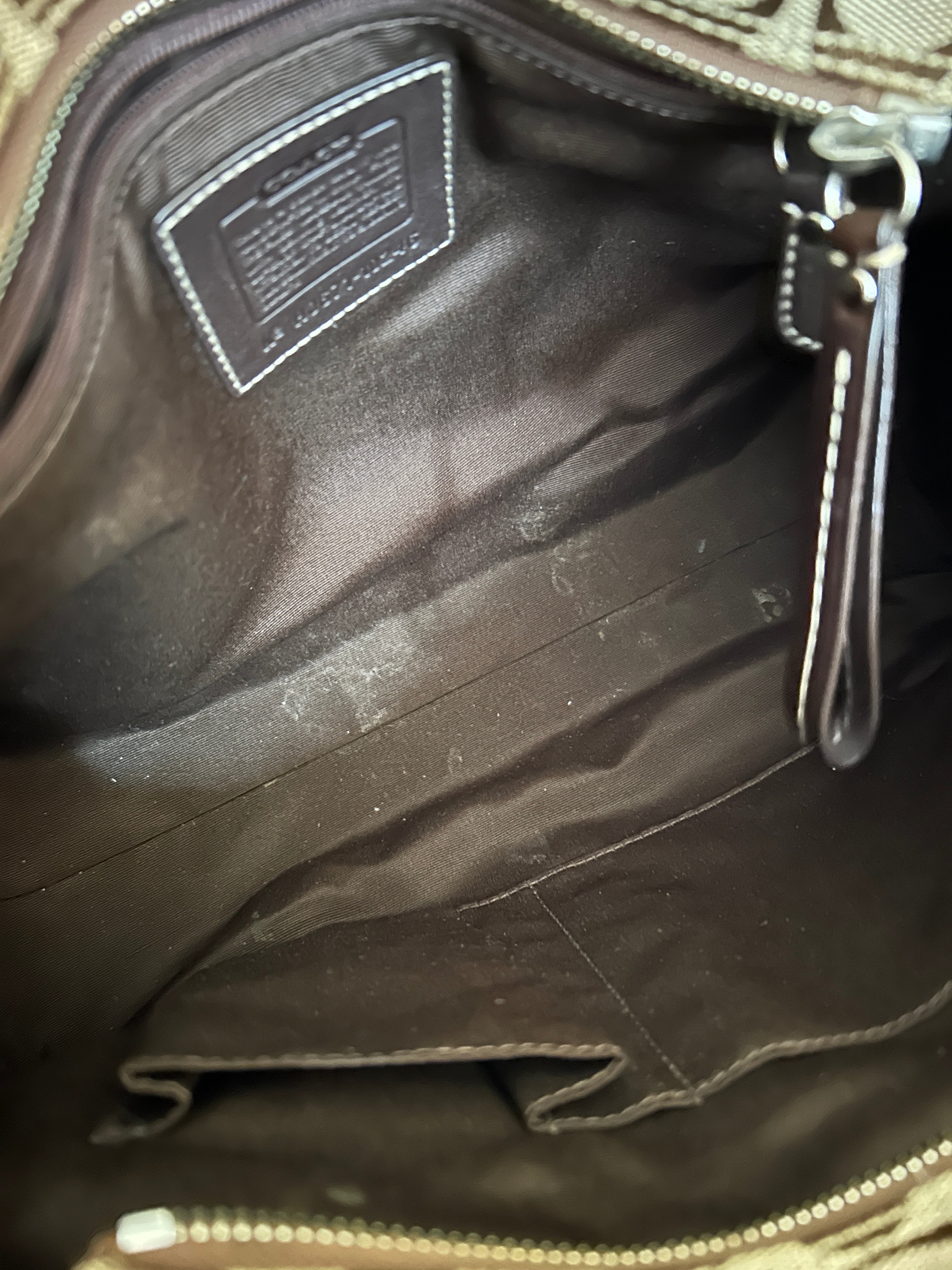 Vintage Coach Hamptons shoulder bag
