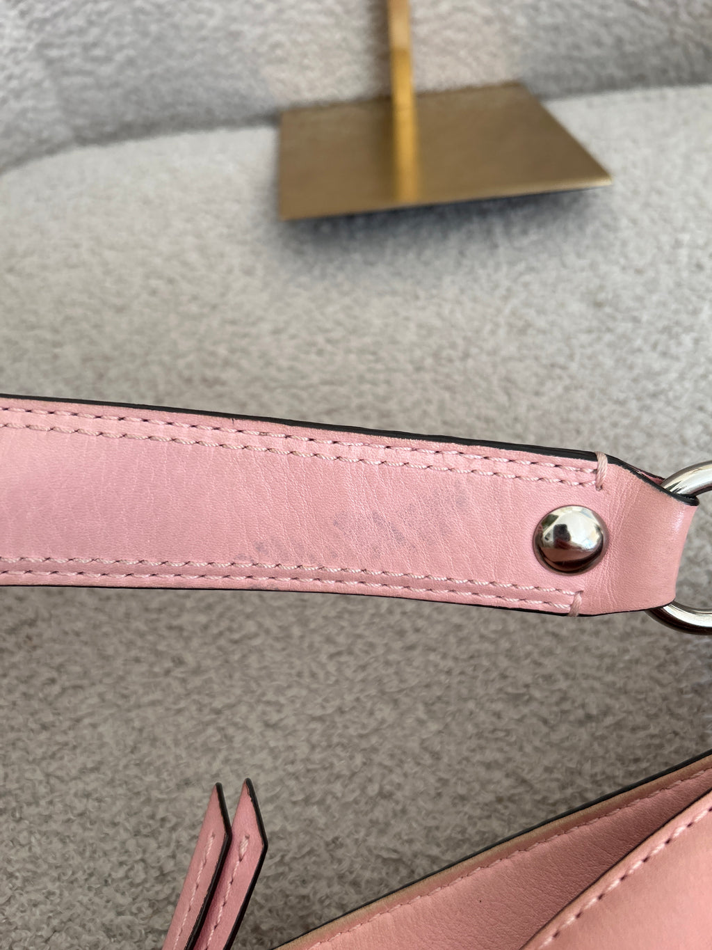 Vintage Coach Zoe pink leather shoulder bag