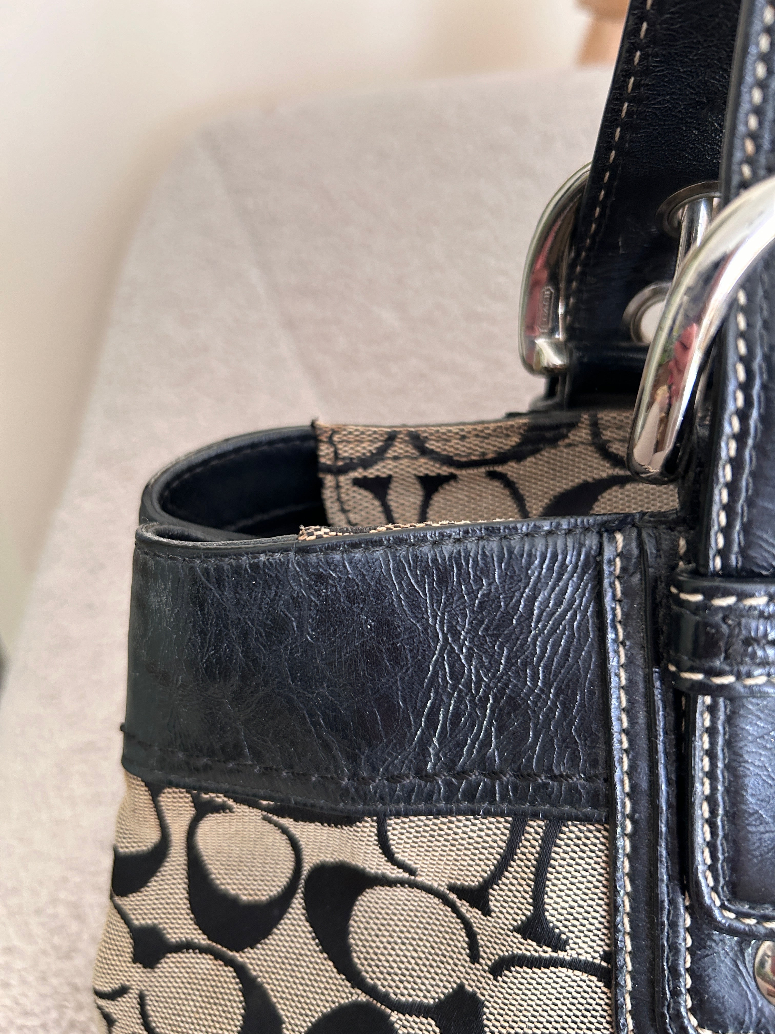 Vintage Coach Soho large shoulder bag