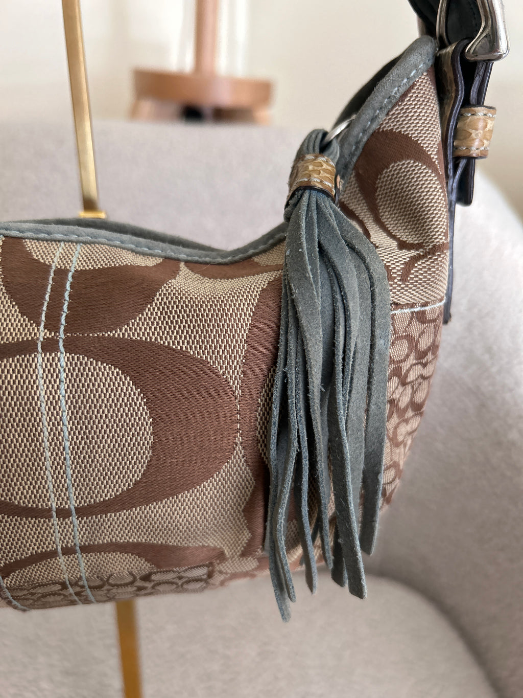 Vintage Coach Soho hobo patchwork shoulder bag