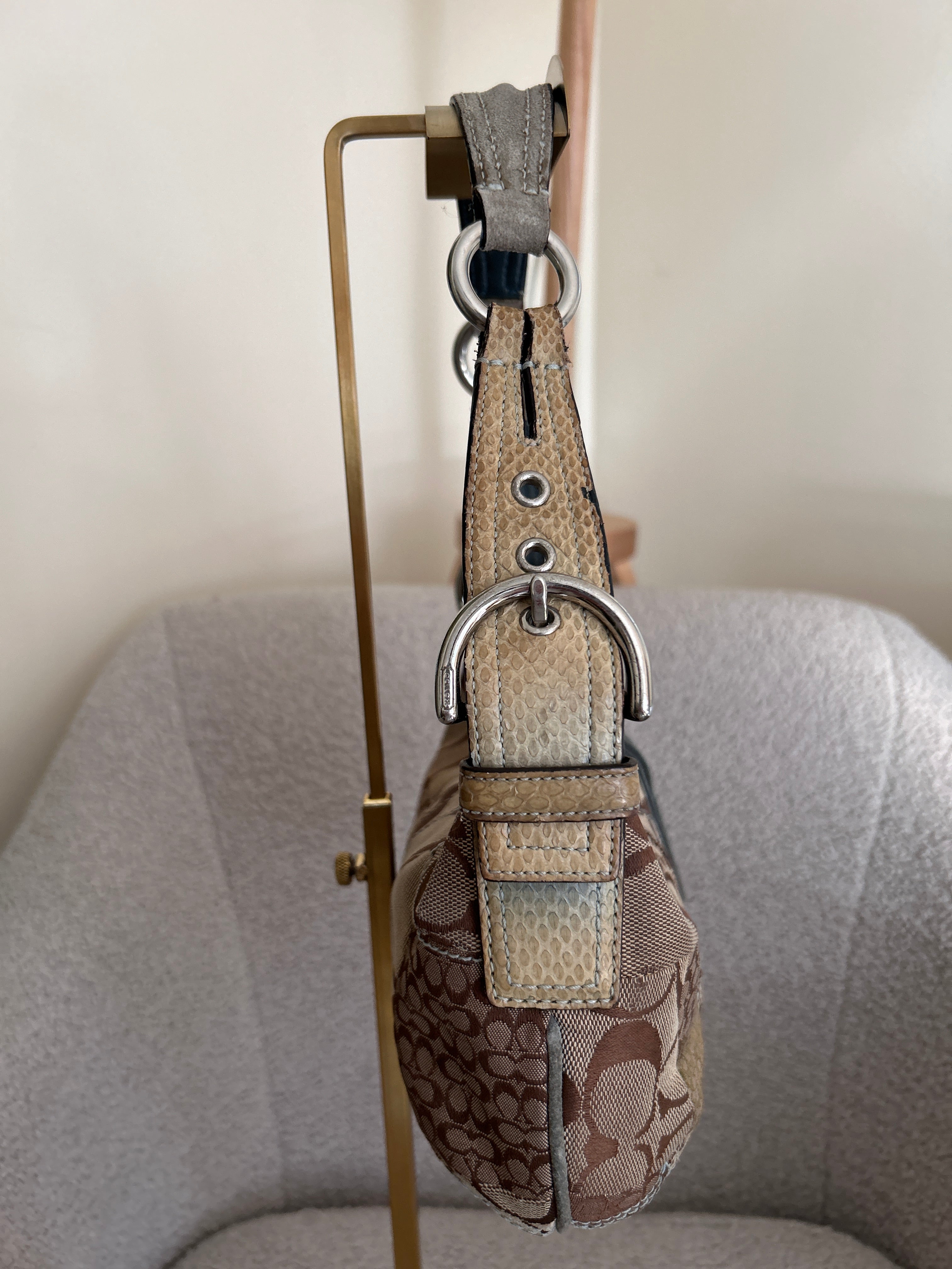 Vintage Coach Soho hobo patchwork shoulder bag