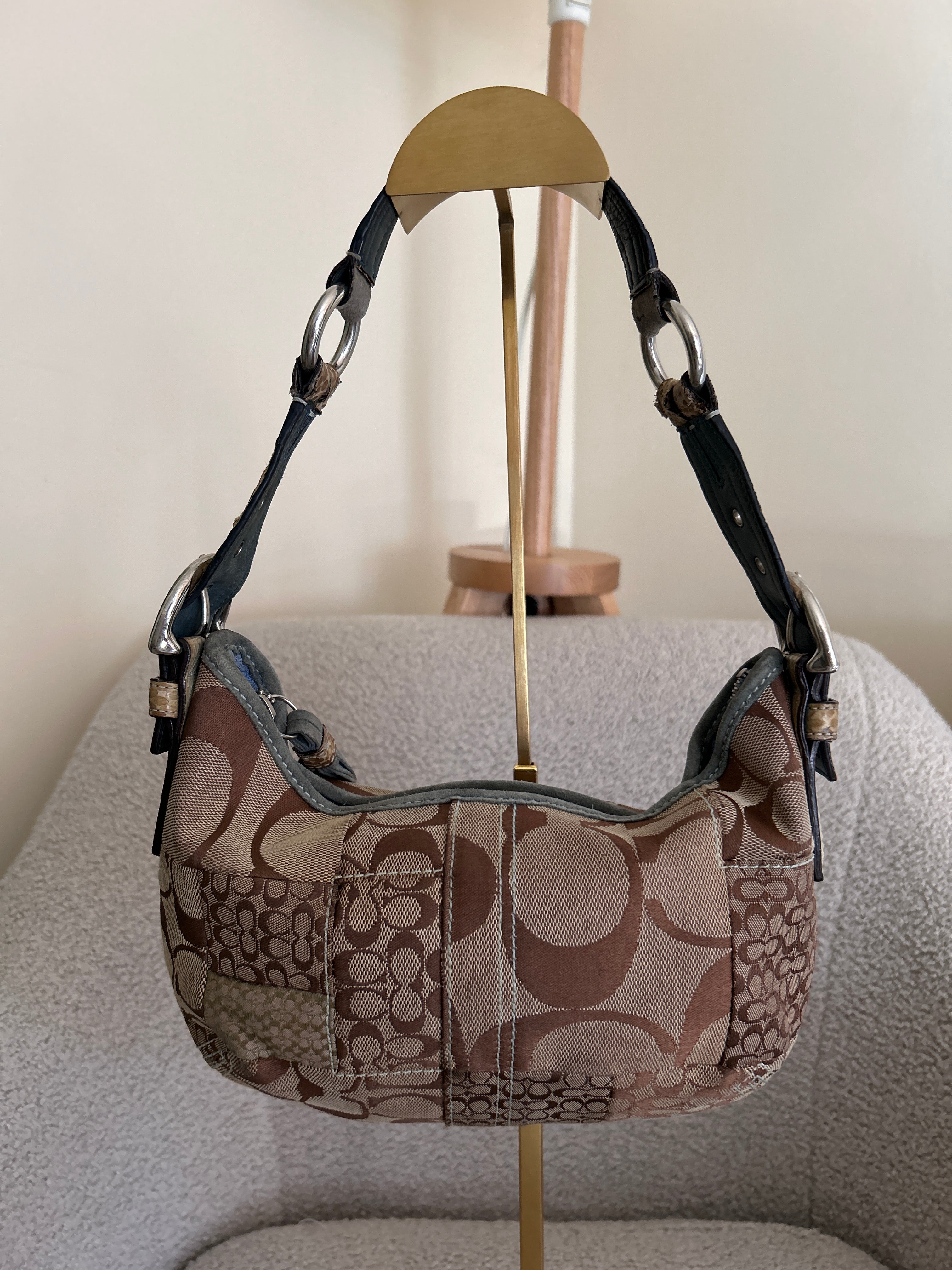 Vintage Coach Soho hobo patchwork shoulder bag