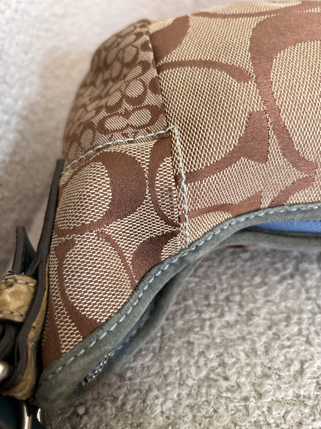 Vintage Coach Soho hobo patchwork shoulder bag