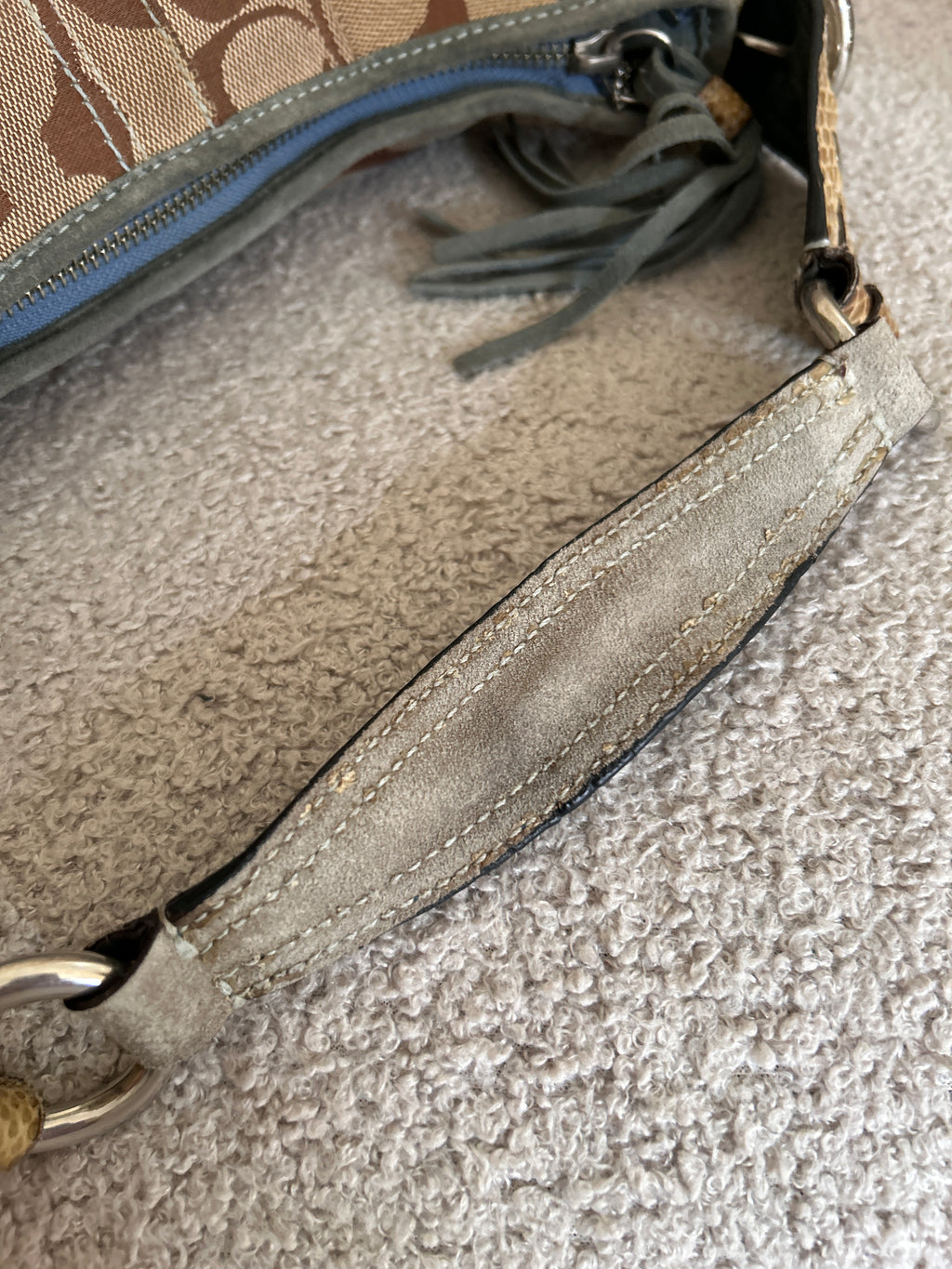 Vintage Coach Soho hobo patchwork shoulder bag