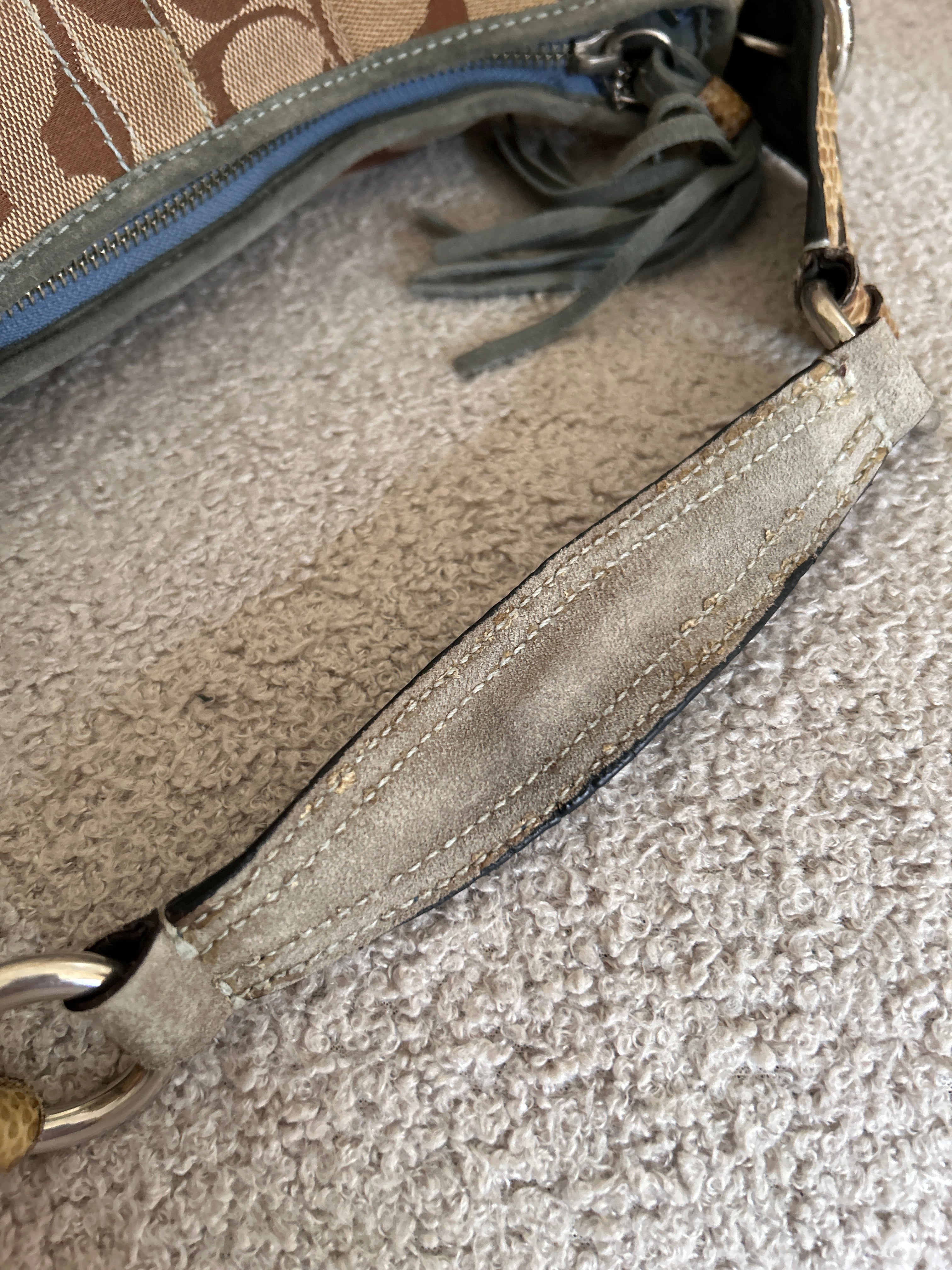 Vintage Coach Soho hobo patchwork shoulder bag