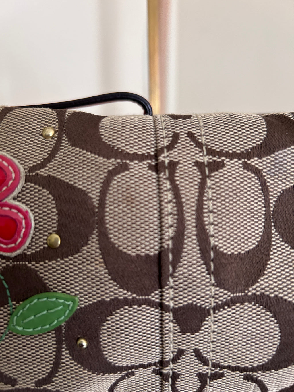 Vintage Coach flower mini bag