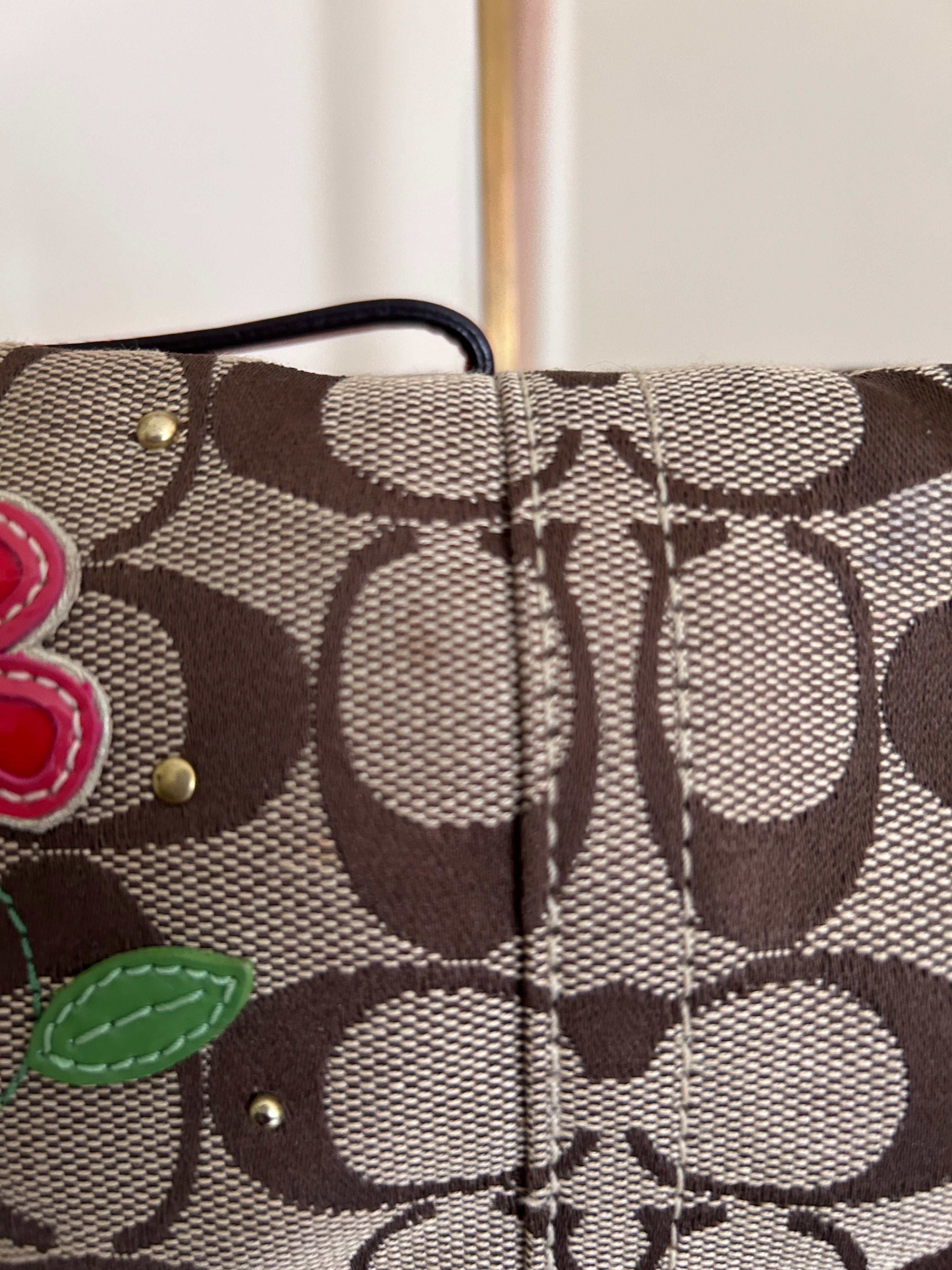 Vintage Coach flower mini bag