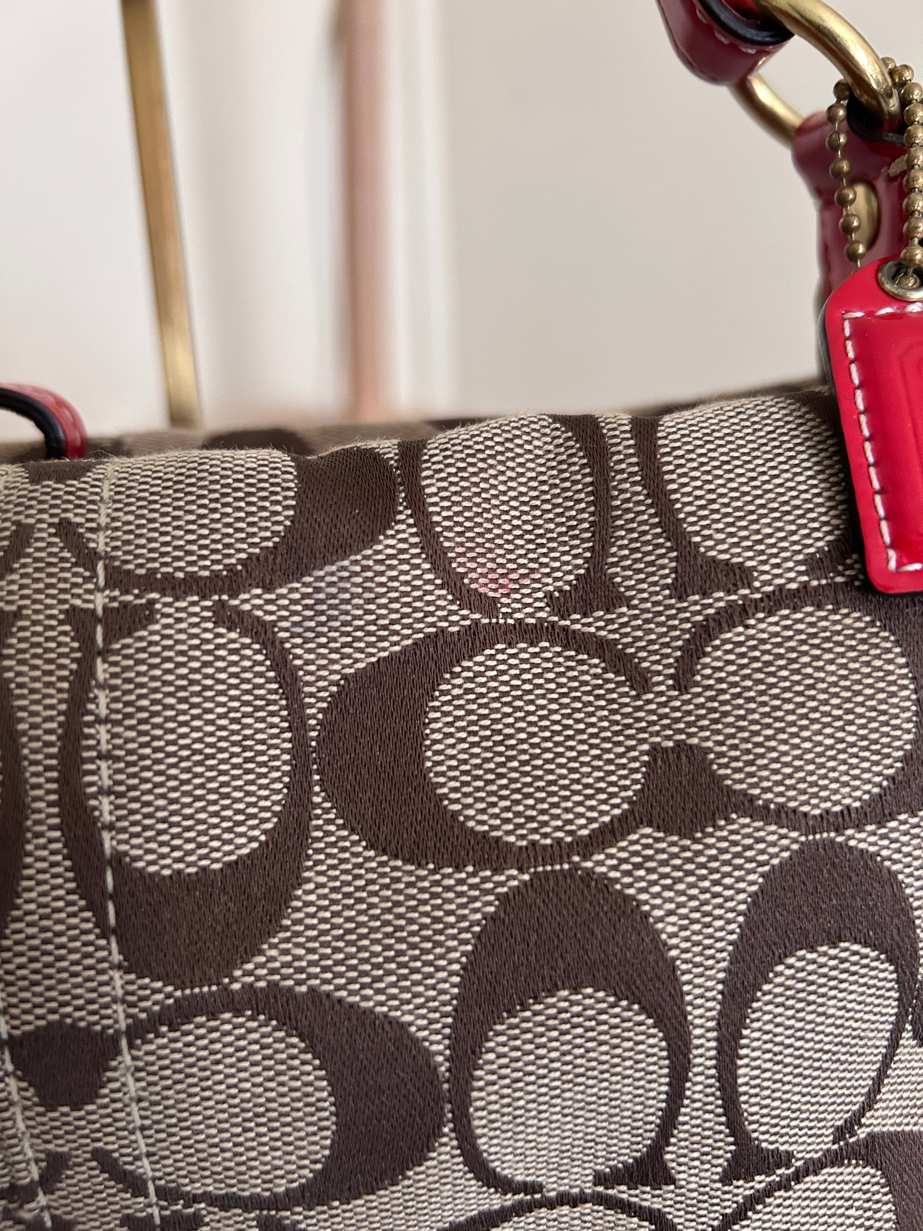 Vintage Coach flower mini bag