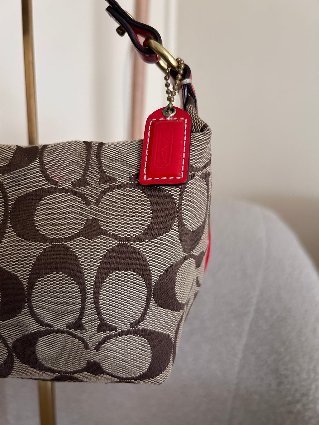 Vintage Coach flower mini bag