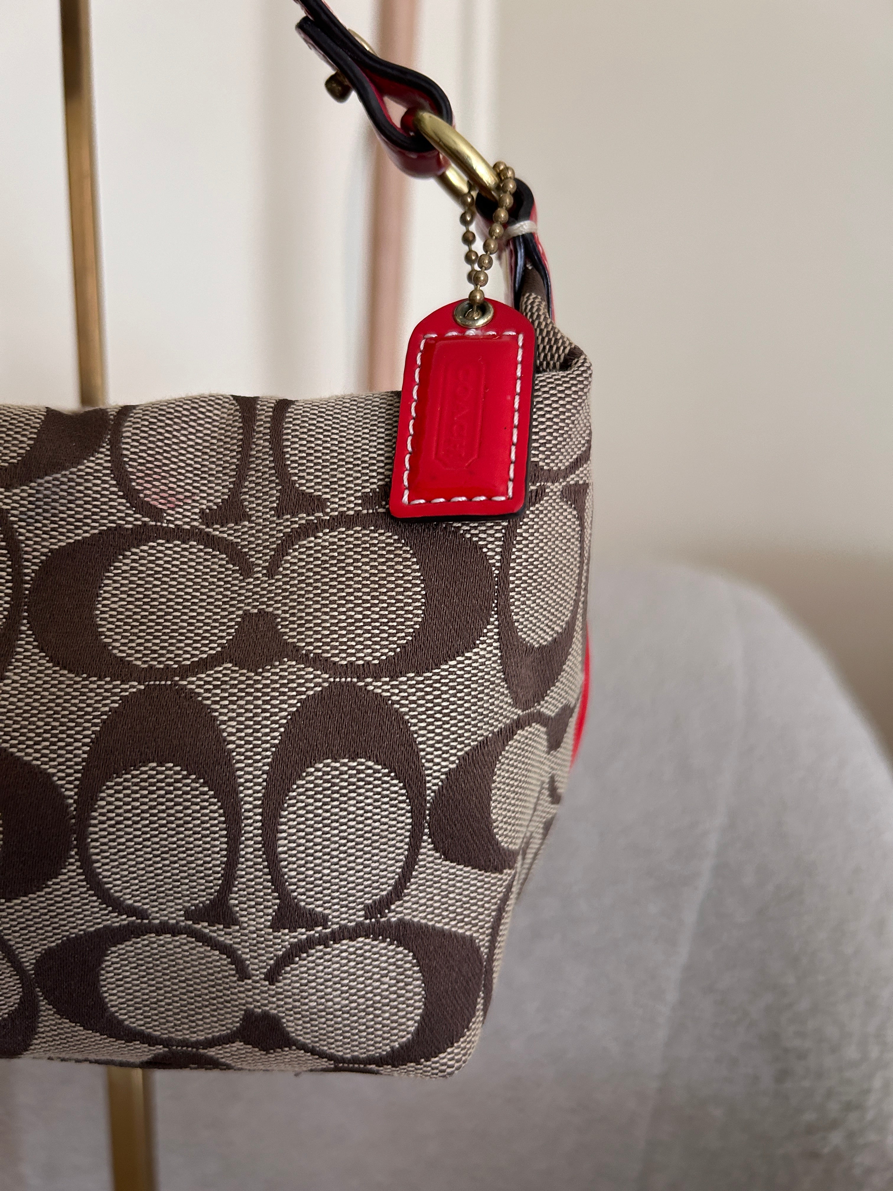 Vintage Coach flower mini bag