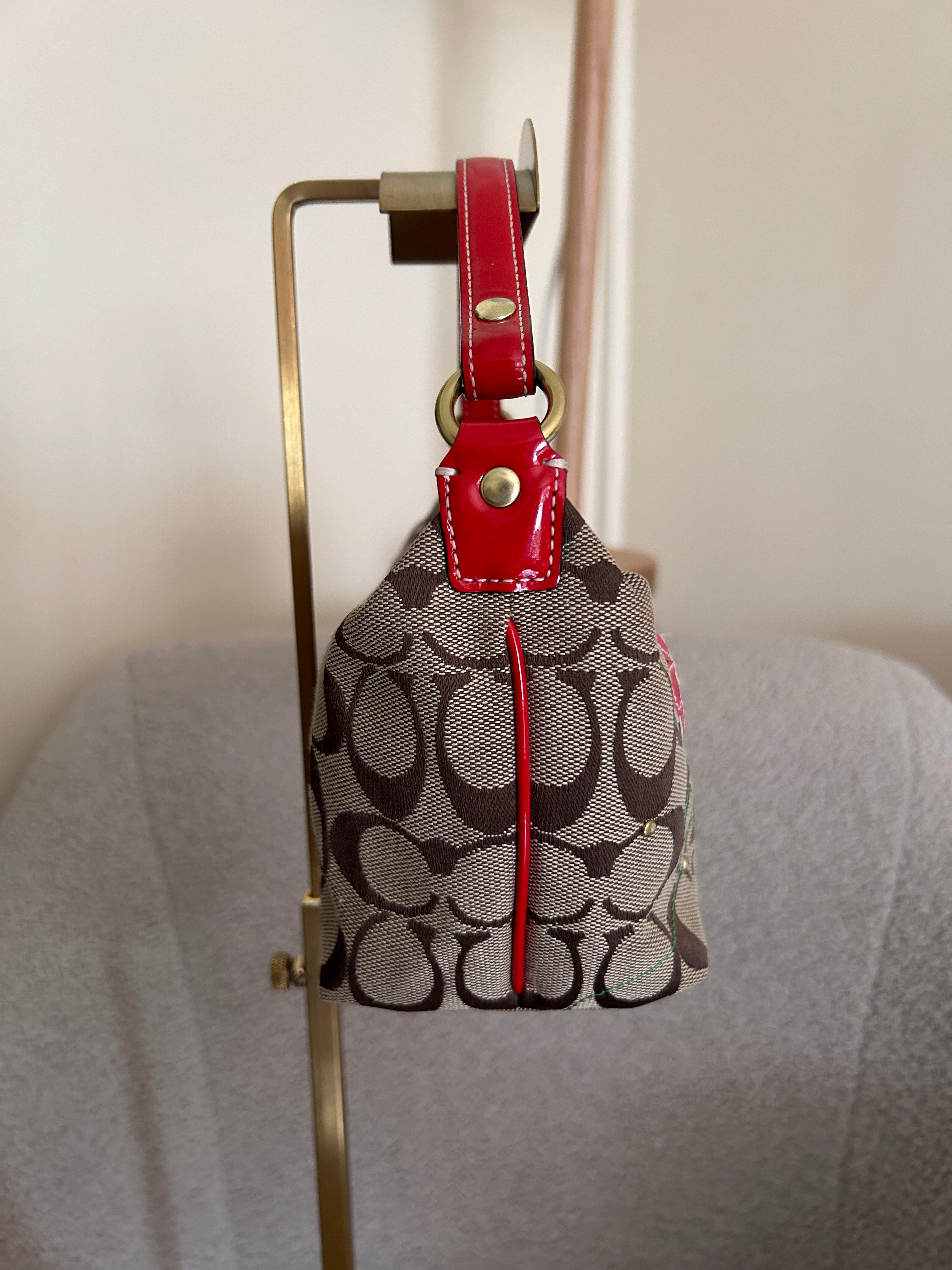 Vintage Coach flower mini bag