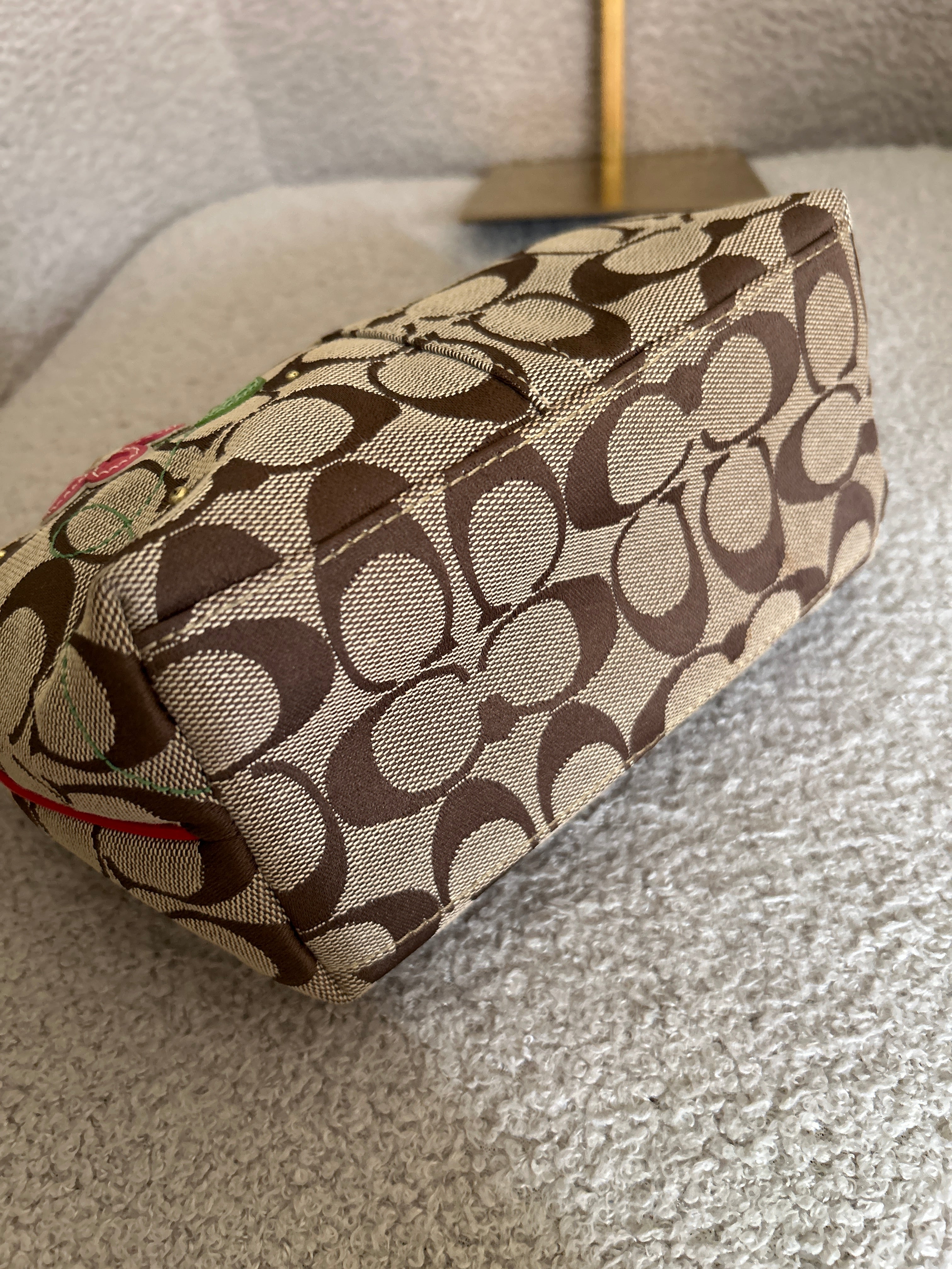 Vintage Coach flower mini bag