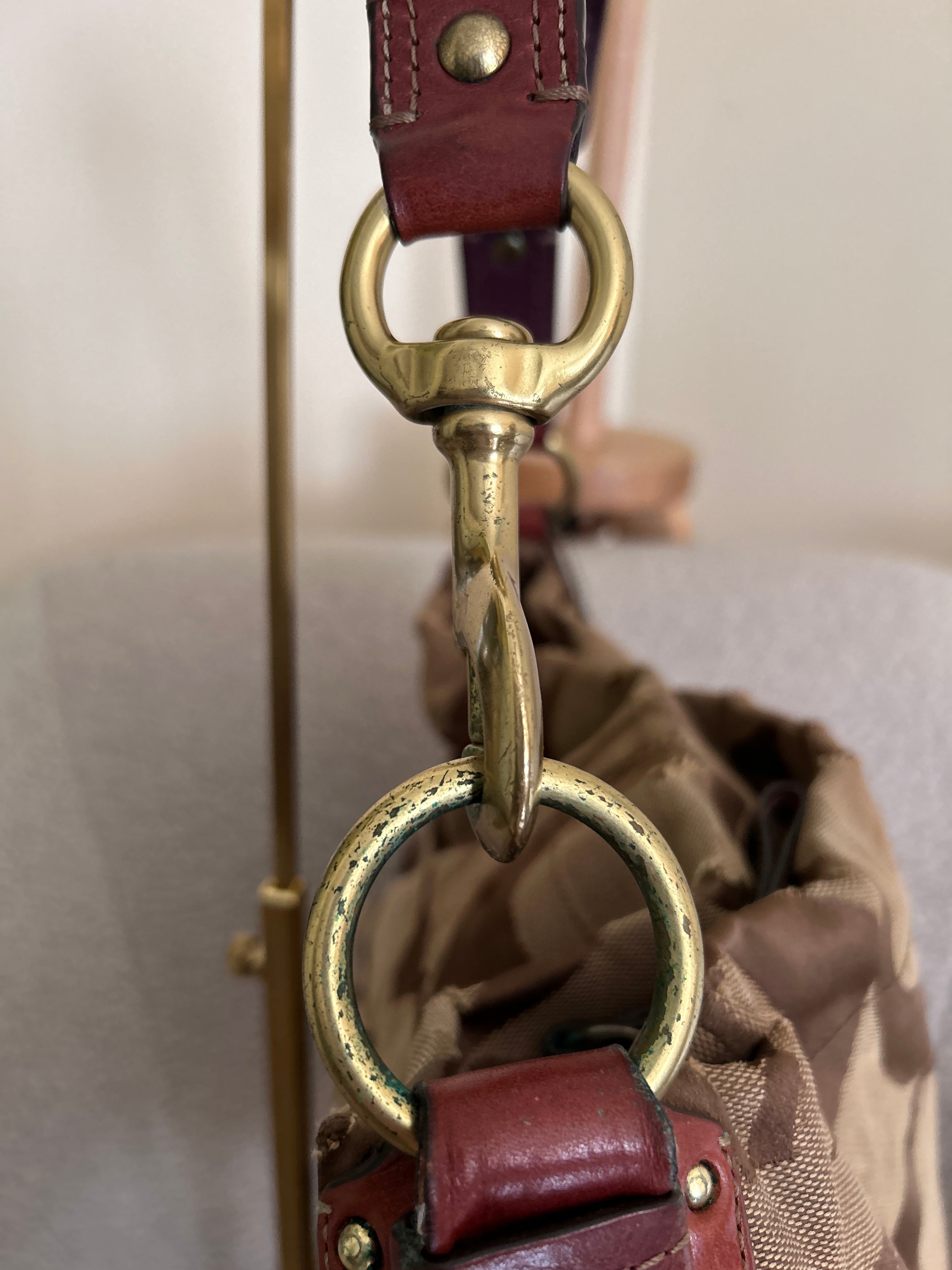 Vintage Coach Carly large shoulder bag