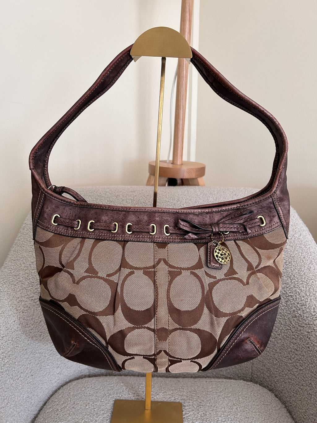 Vintage Coach Ergo brown shoulder bag