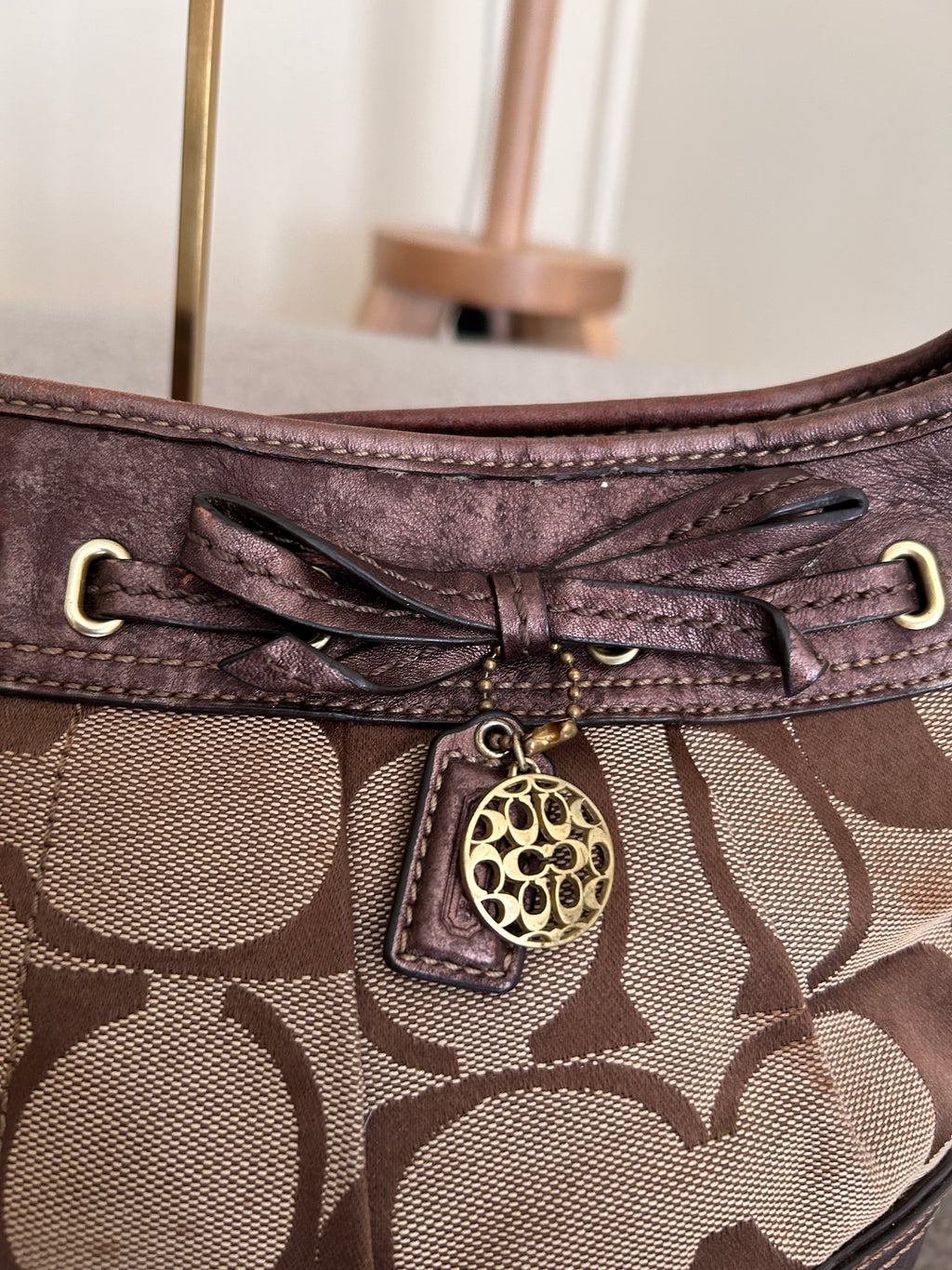 Vintage Coach Ergo brown shoulder bag