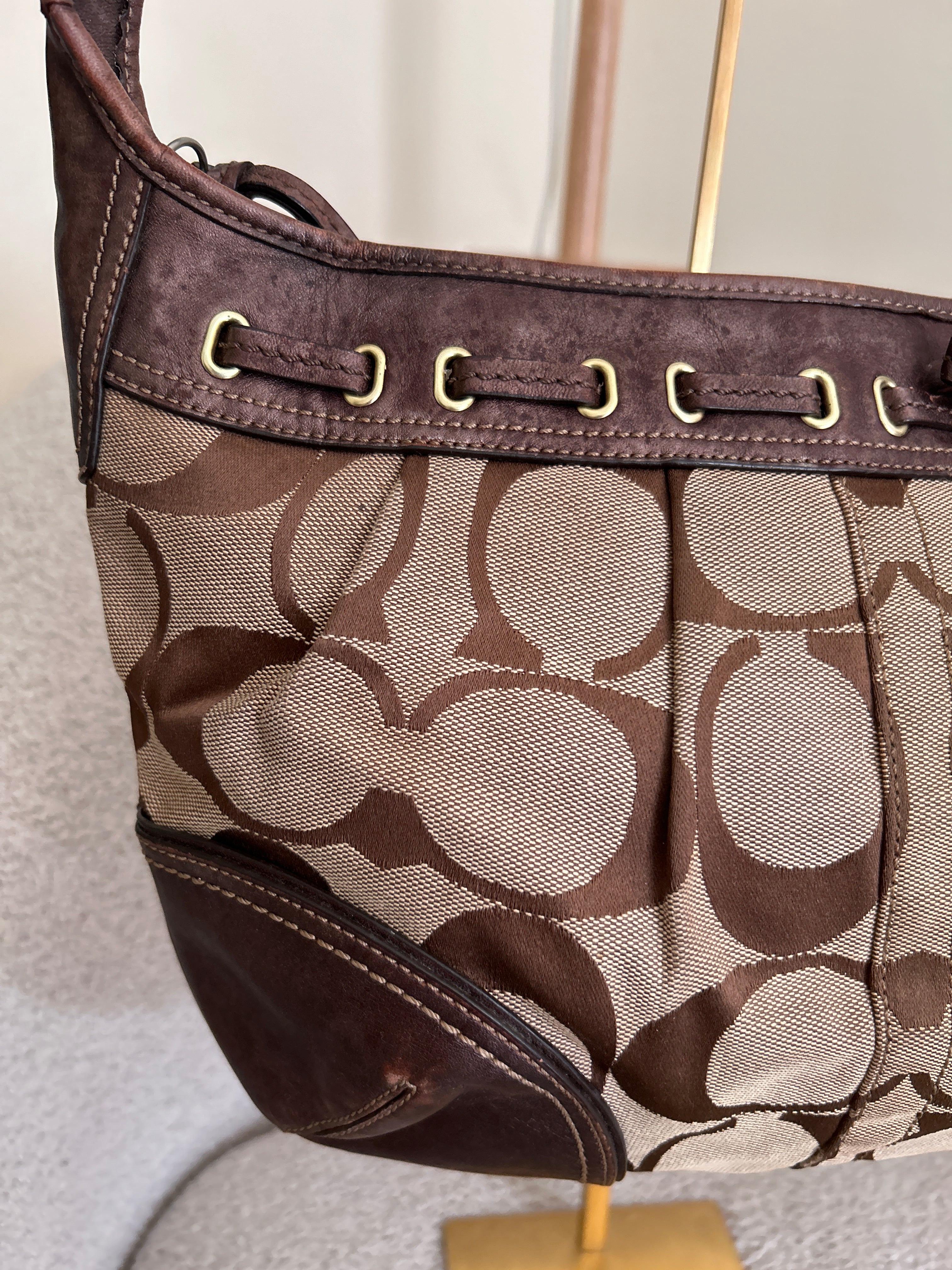 Vintage Coach Ergo brown shoulder bag