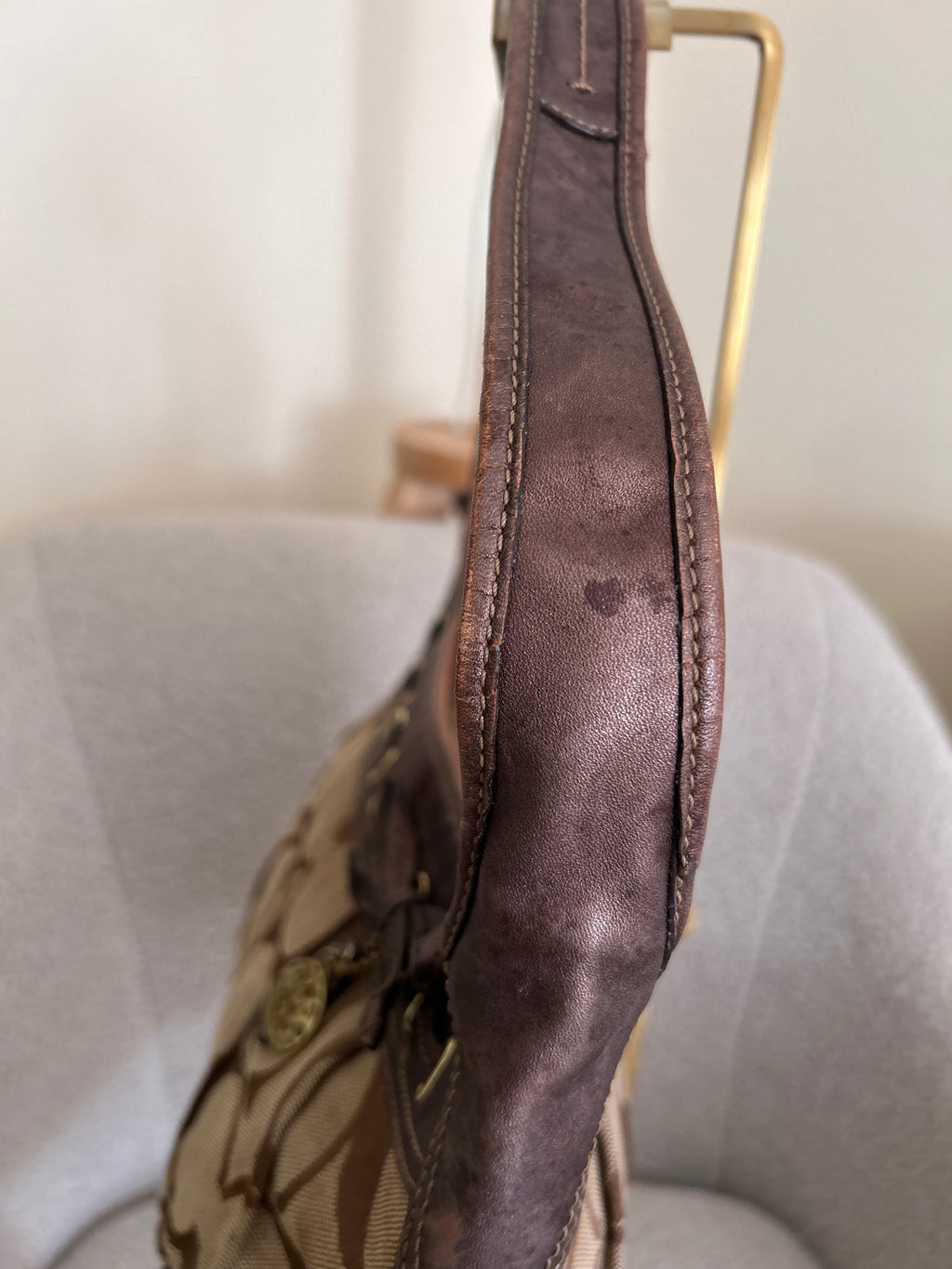 Vintage Coach Ergo brown shoulder bag