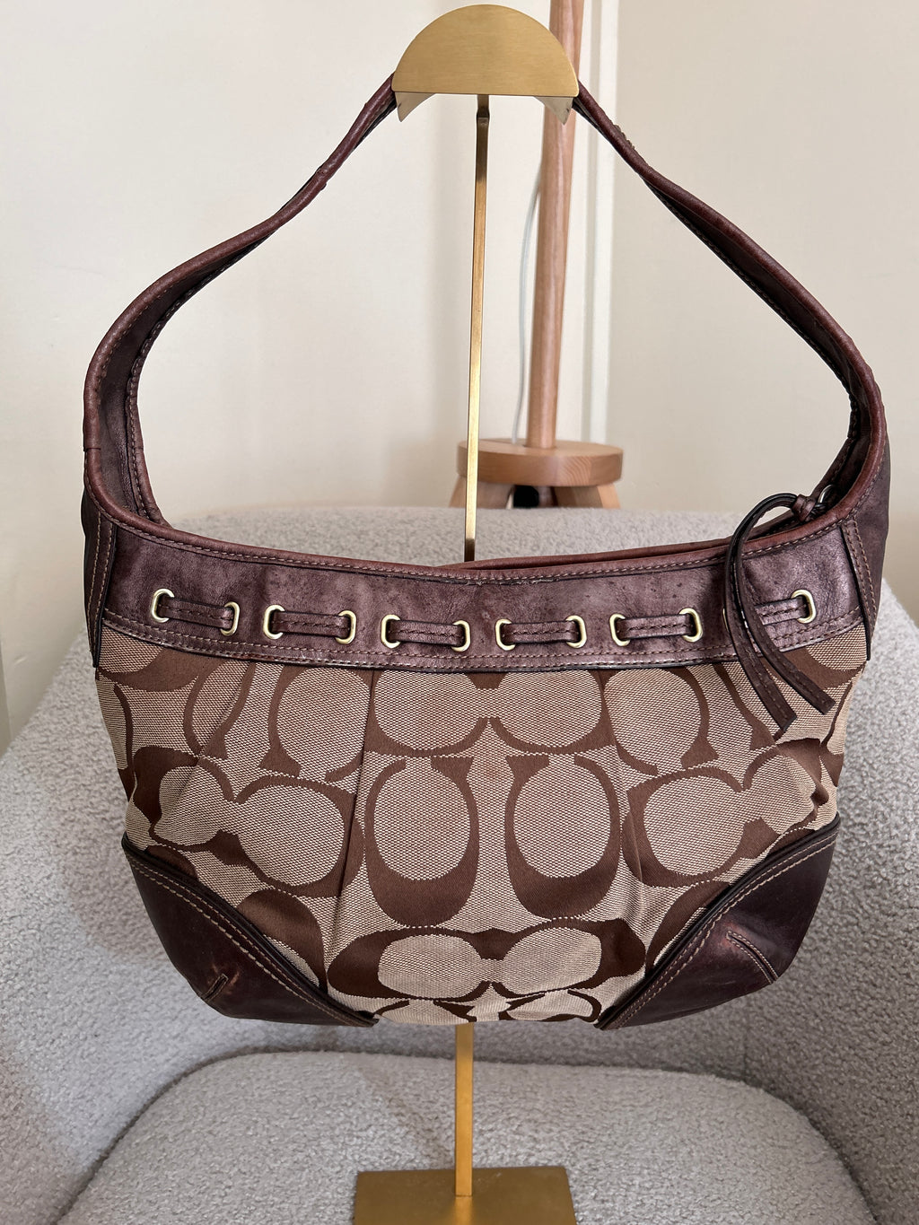 Vintage Coach Ergo brown shoulder bag