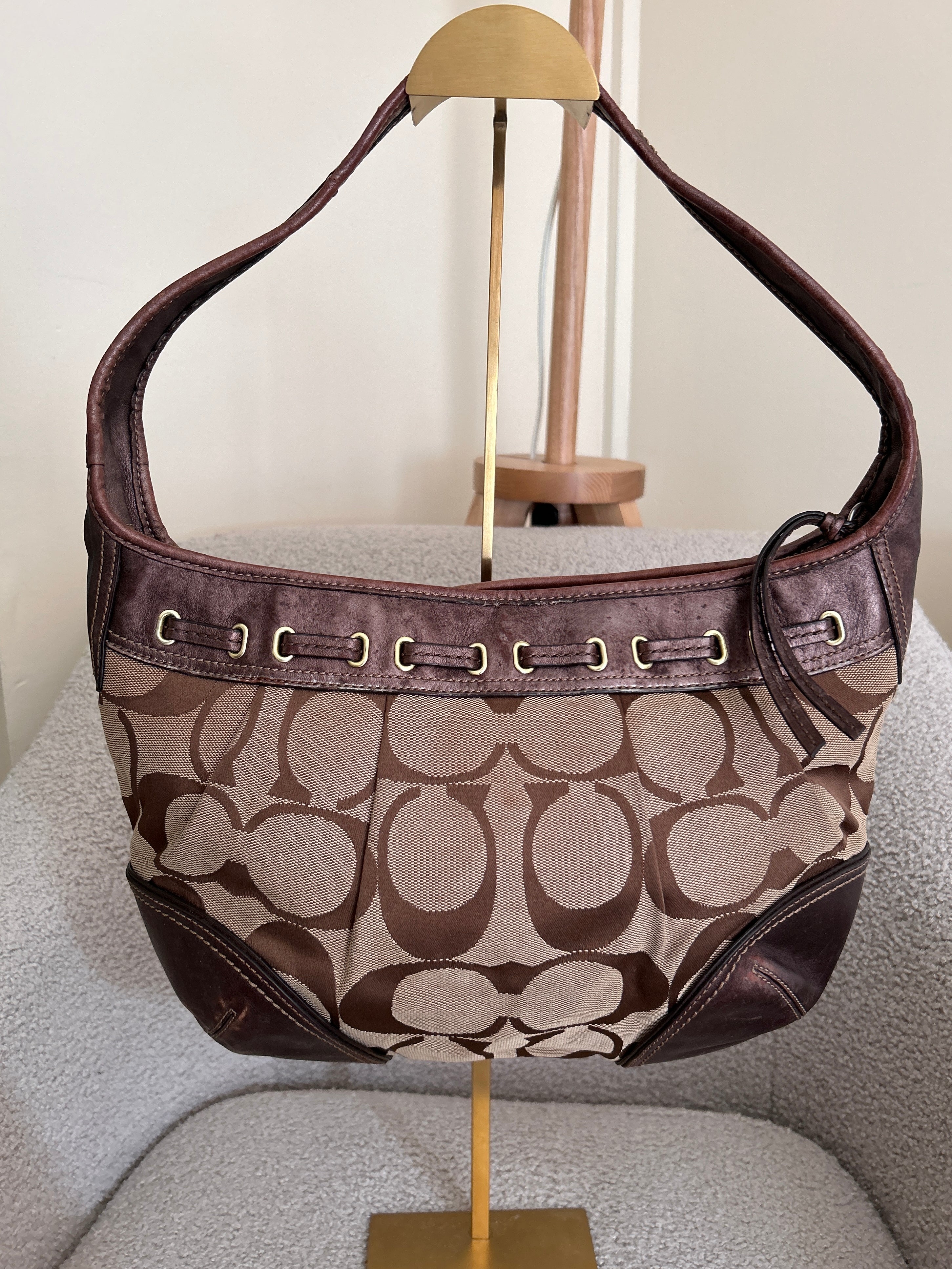 Vintage Coach Ergo brown shoulder bag