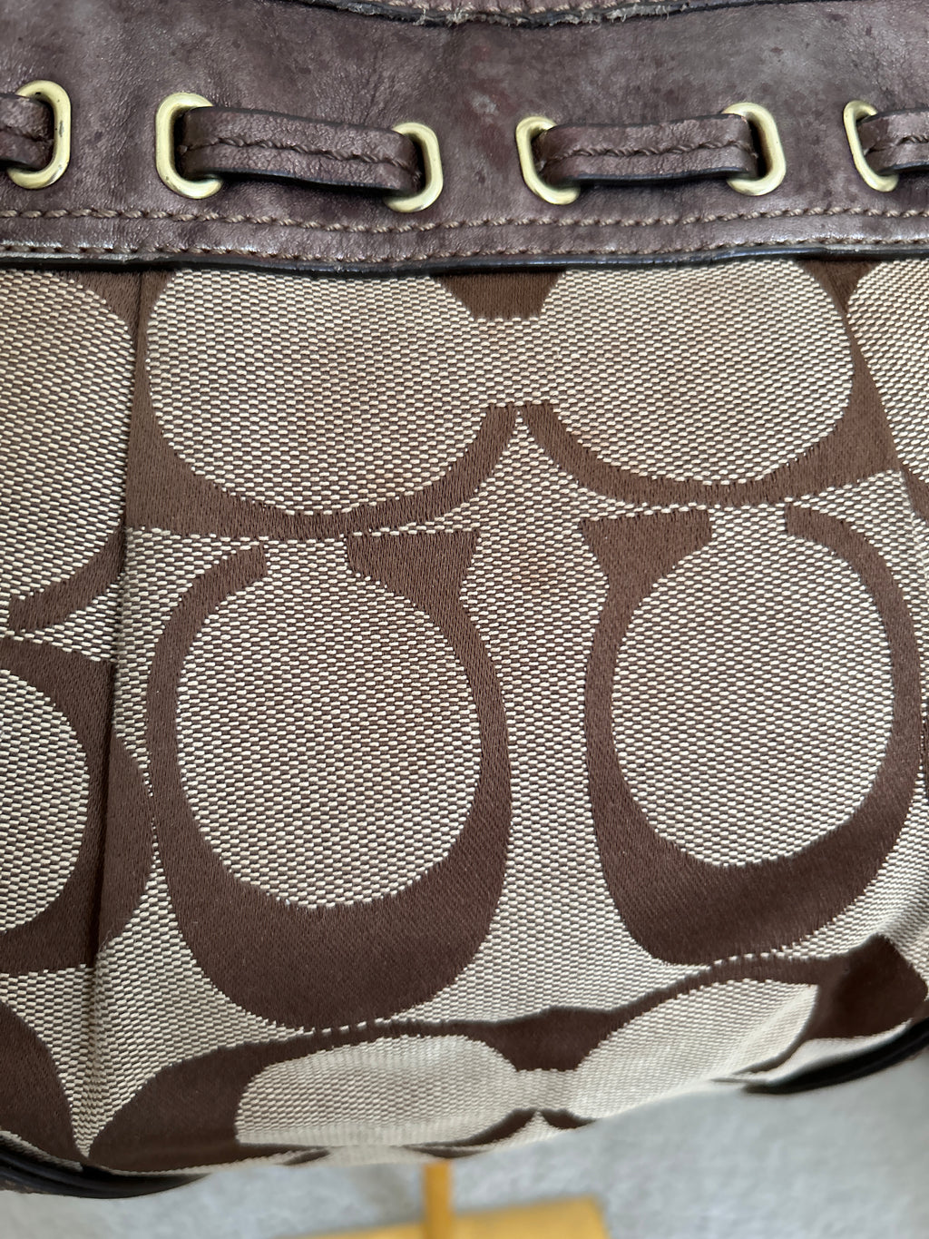 Vintage Coach Ergo brown shoulder bag