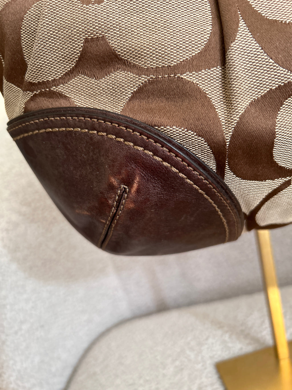 Vintage Coach Ergo brown shoulder bag
