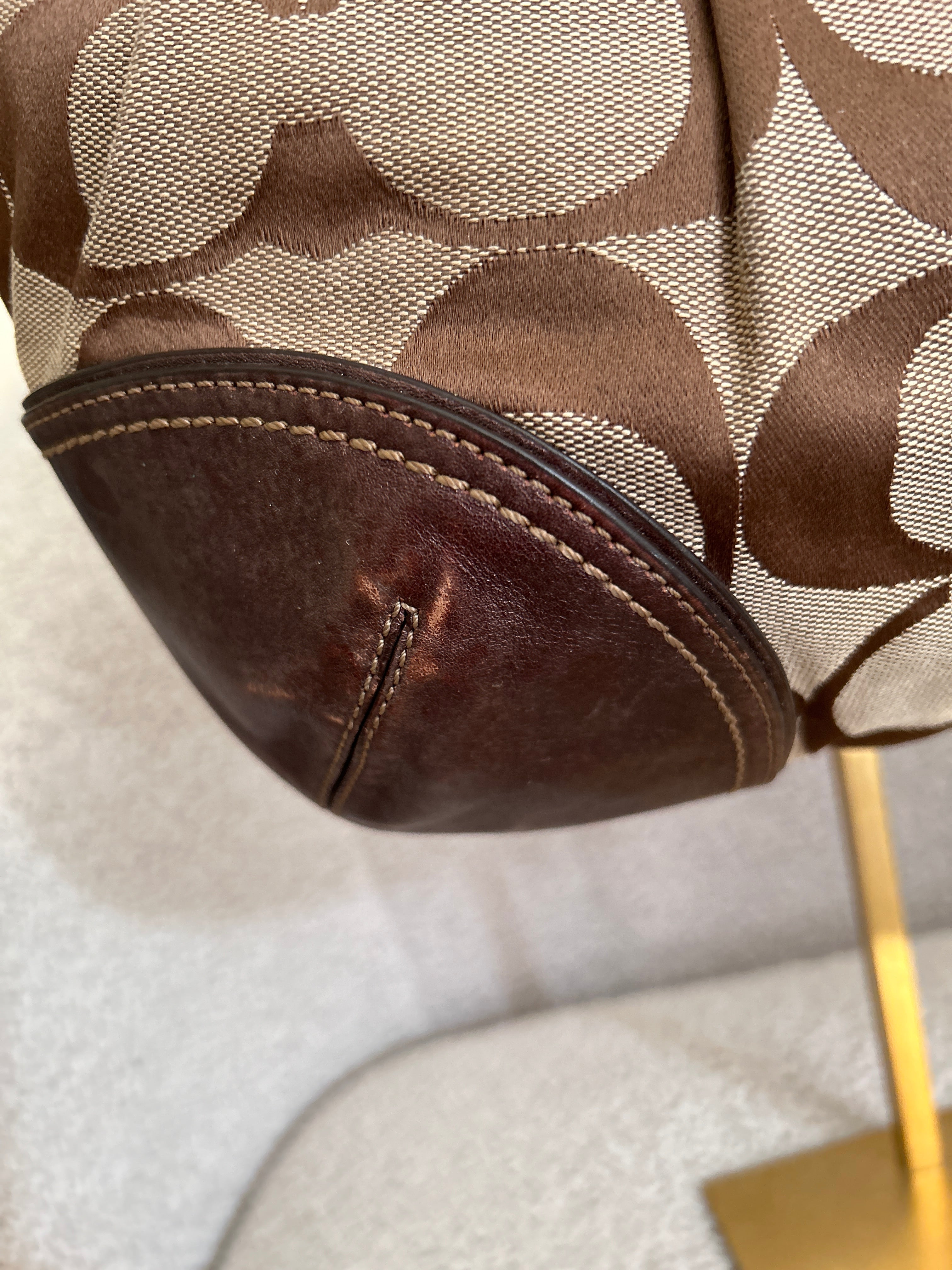 Vintage Coach Ergo brown shoulder bag