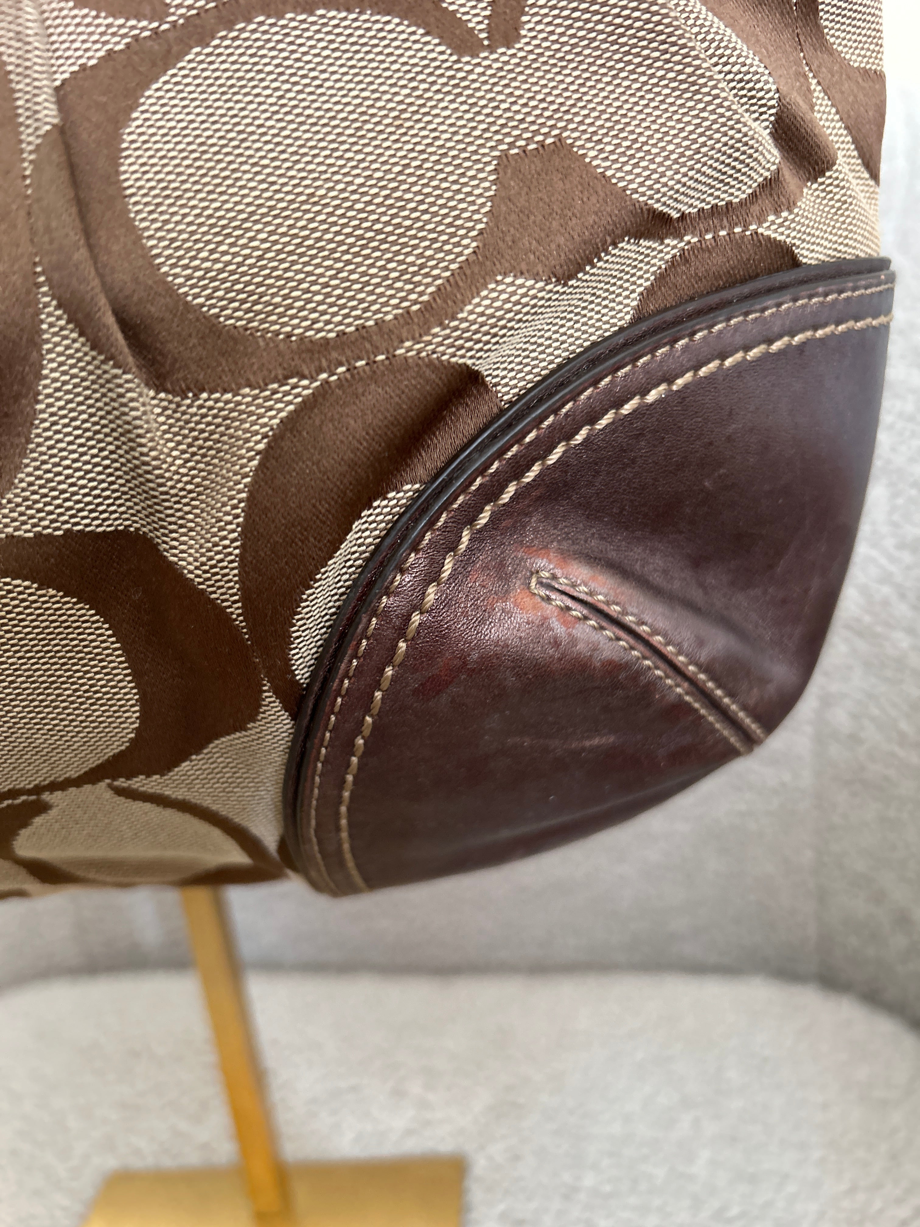 Vintage Coach Ergo brown shoulder bag