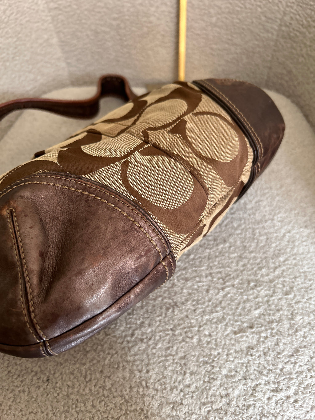 Vintage Coach Ergo brown shoulder bag