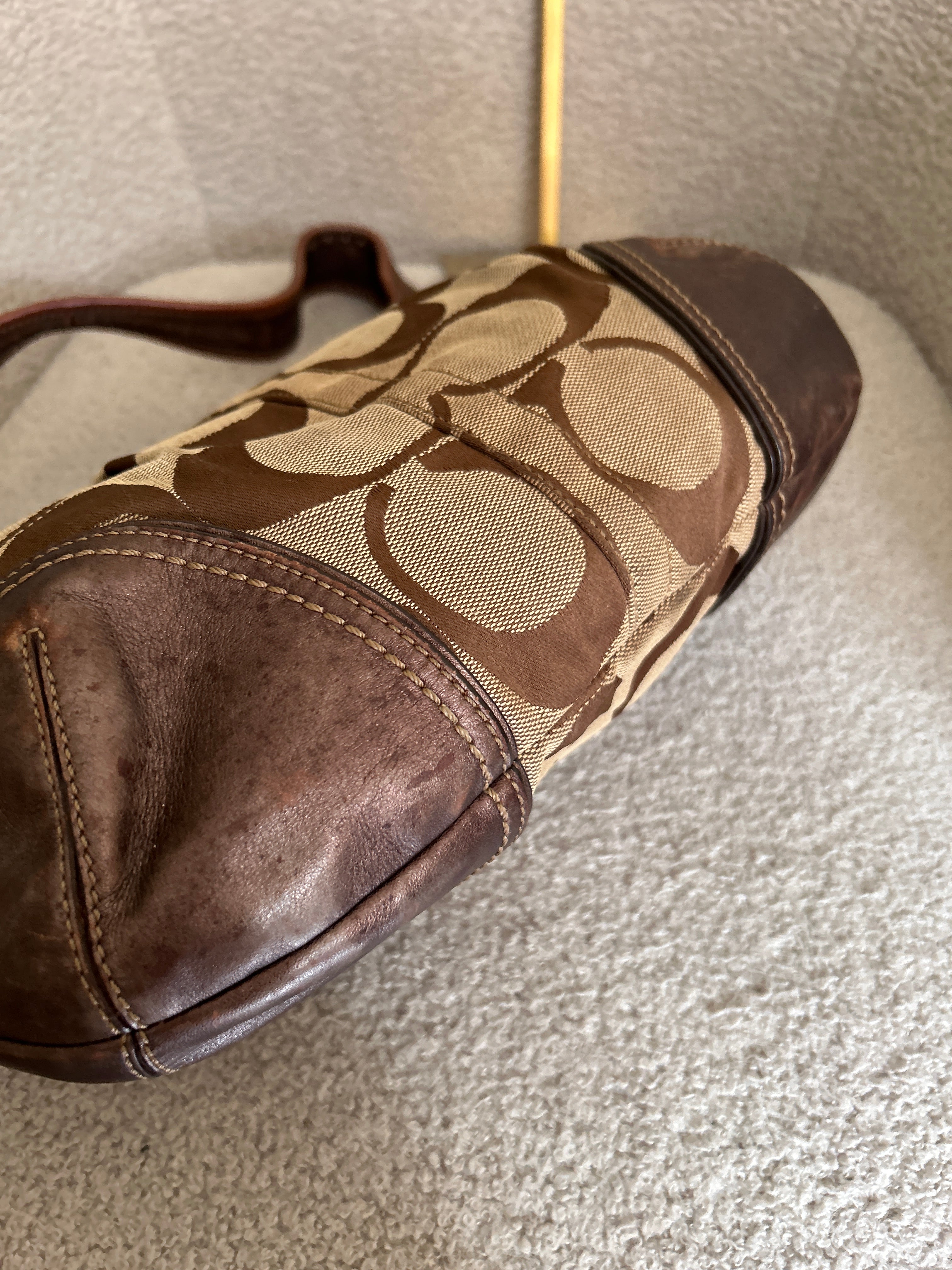 Vintage Coach Ergo brown shoulder bag