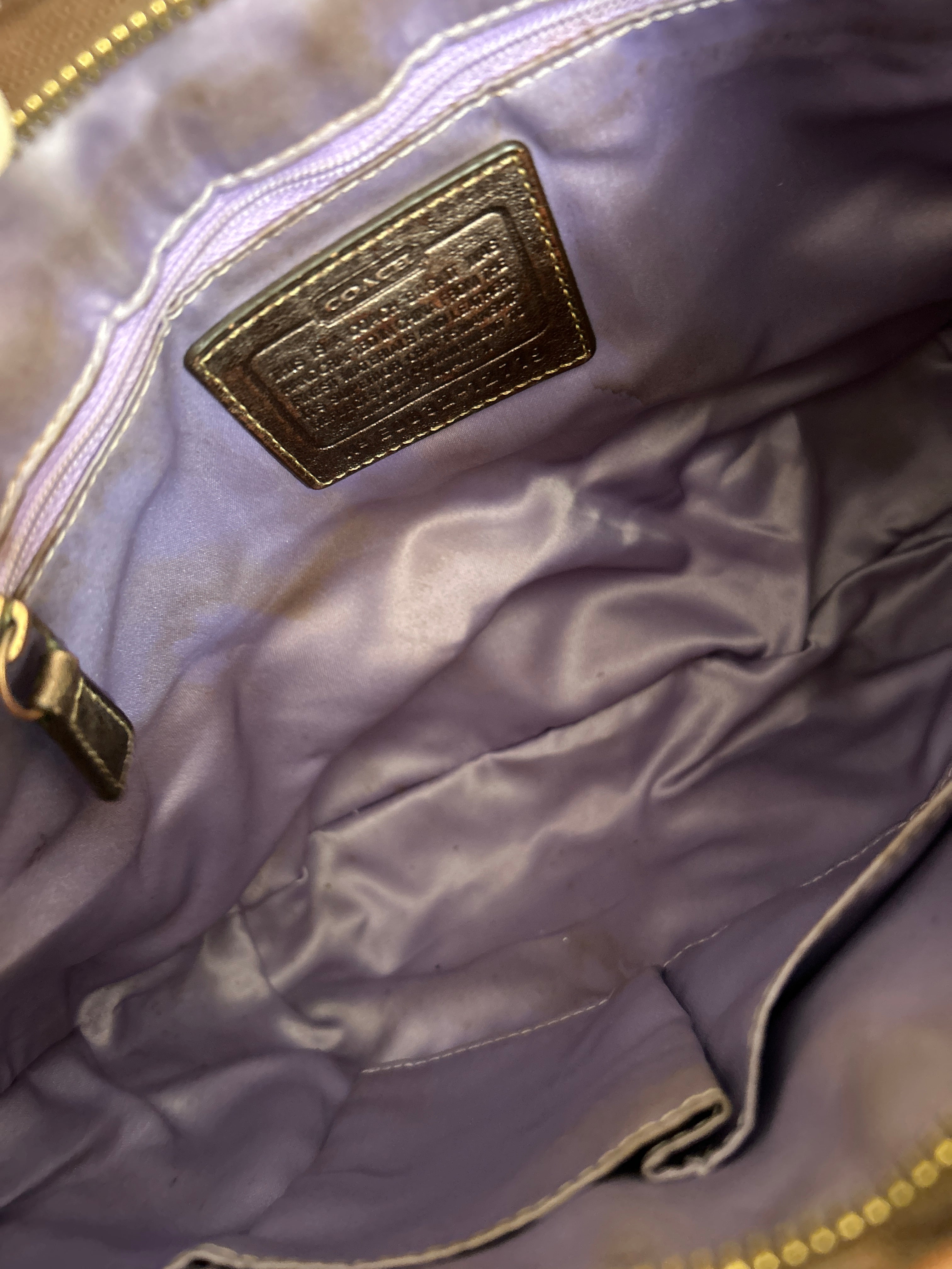 Vintage Coach Ergo brown shoulder bag